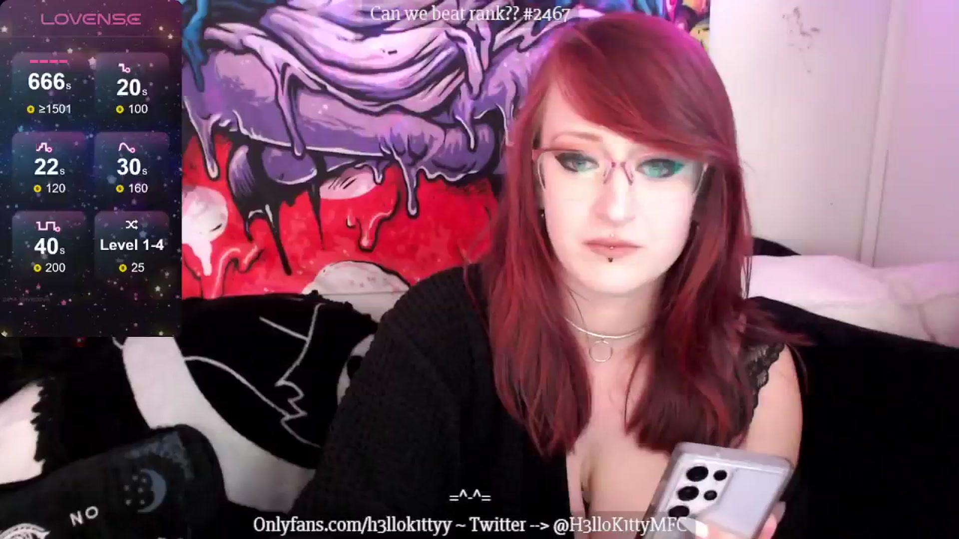 Gallery image thumbnail from H3llok1tty's myfreecams stream on, 06/03/2024, 11:59 image 10 of 20