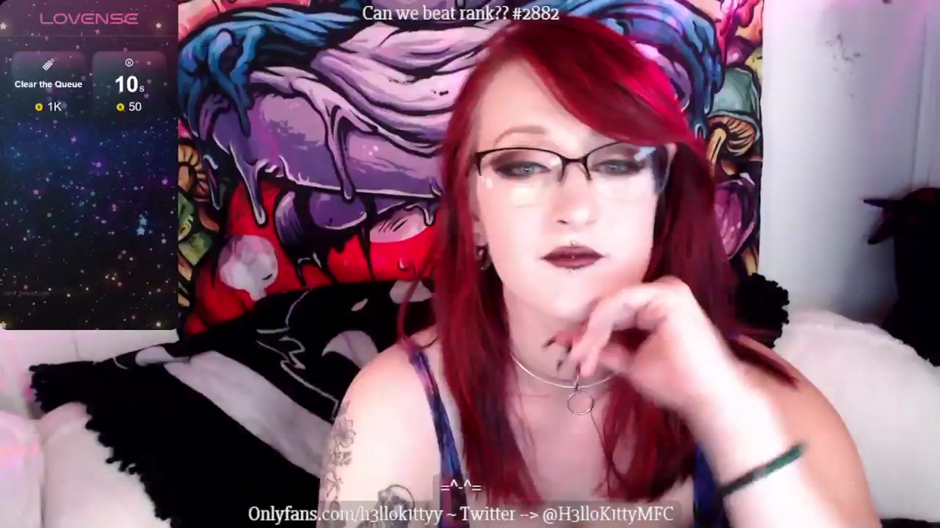 Gallery image thumbnail from H3llok1tty's myfreecams stream on, 06/13/2024, 11:44 image 1 of 20