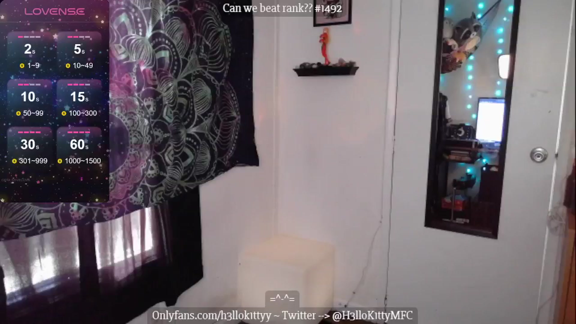 Gallery image thumbnail from H3llok1tty's myfreecams stream on, 06/15/2024, 13:30 image 14 of 20