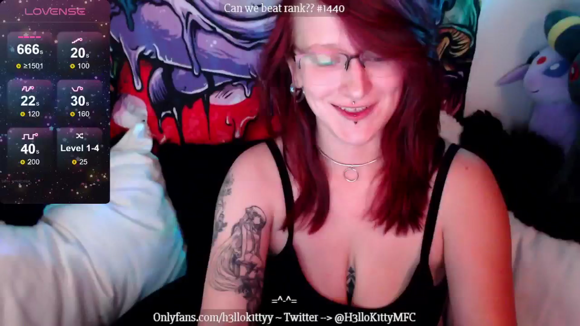 Gallery image thumbnail from H3llok1tty's myfreecams stream on, 06/18/2024, 11:23 image 5 of 20