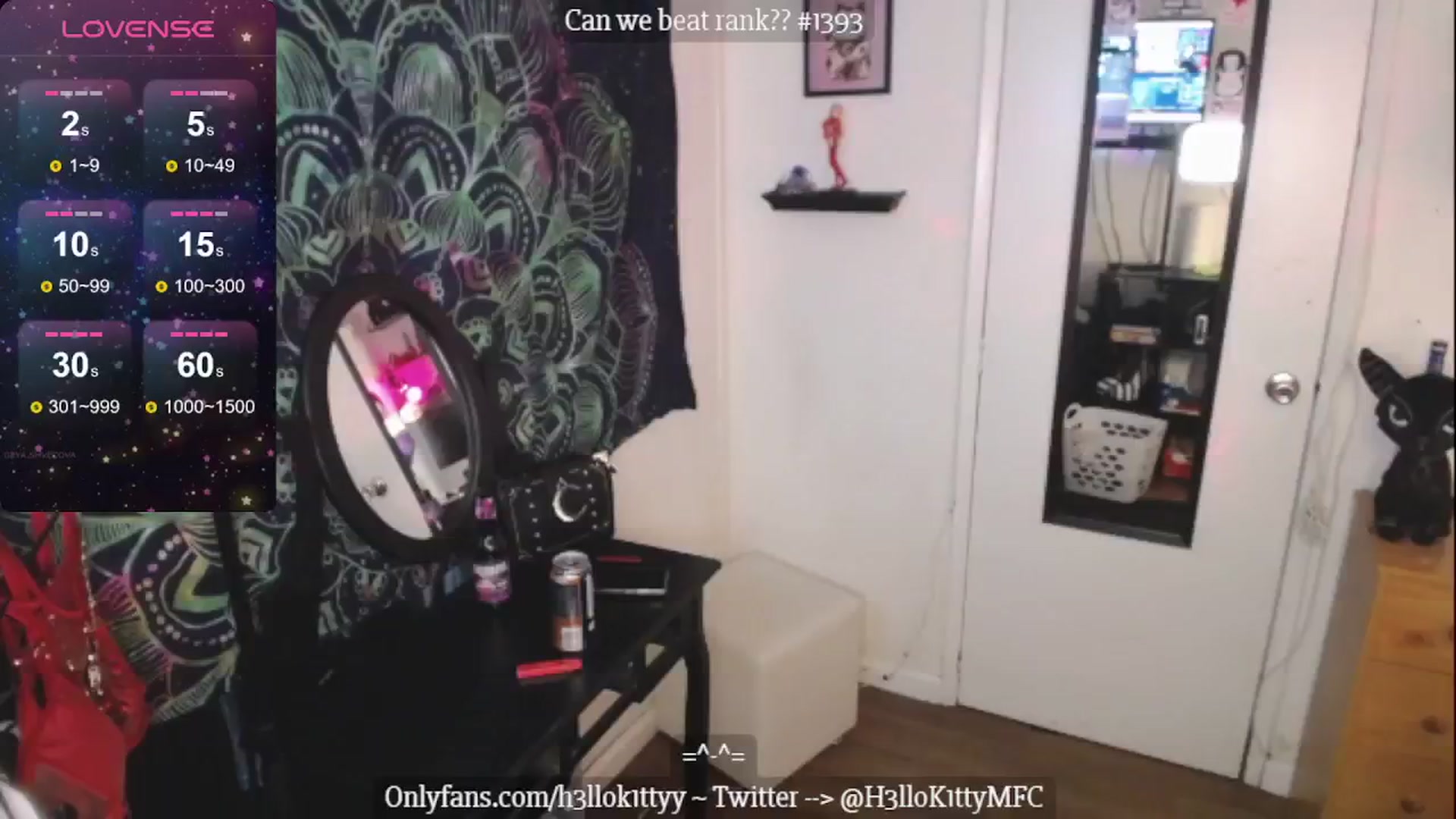 Gallery image thumbnail from H3llok1tty's myfreecams stream on, 06/24/2024, 11:45 image 9 of 20