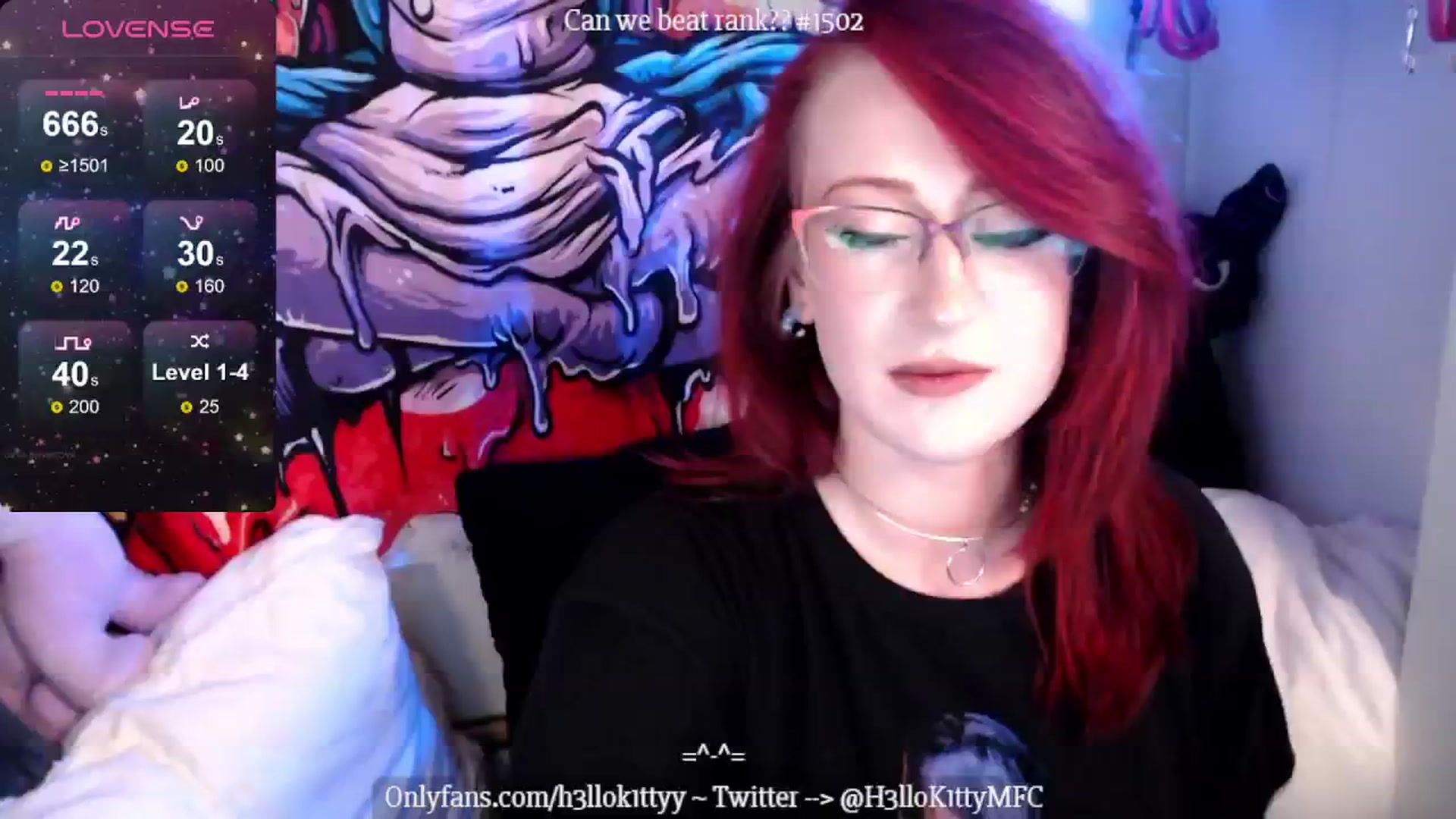 Gallery image thumbnail from H3llok1tty's myfreecams stream on, 06/29/2024, 11:15 image 11 of 20