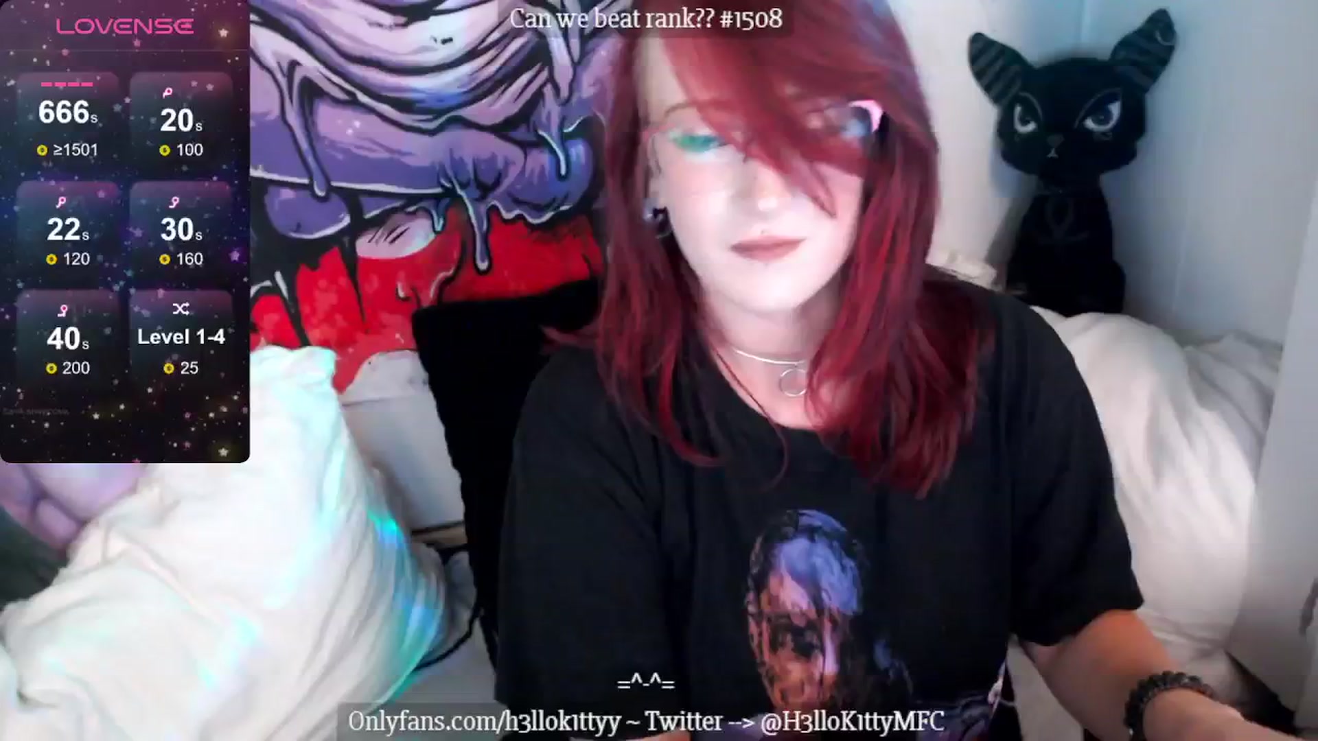 Gallery image thumbnail from H3llok1tty's myfreecams stream on, 06/29/2024, 11:15 image 8 of 20