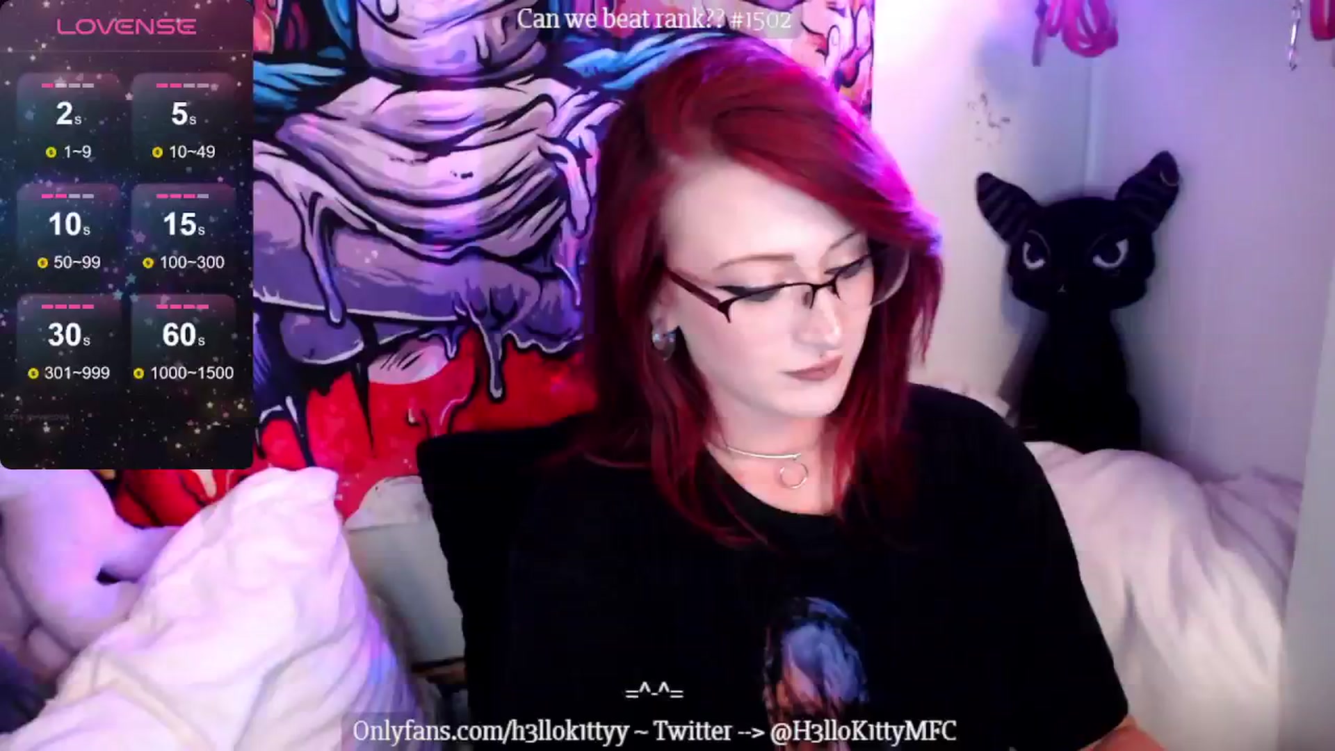 Gallery image thumbnail from H3llok1tty's myfreecams stream on, 06/29/2024, 11:15 image 9 of 20