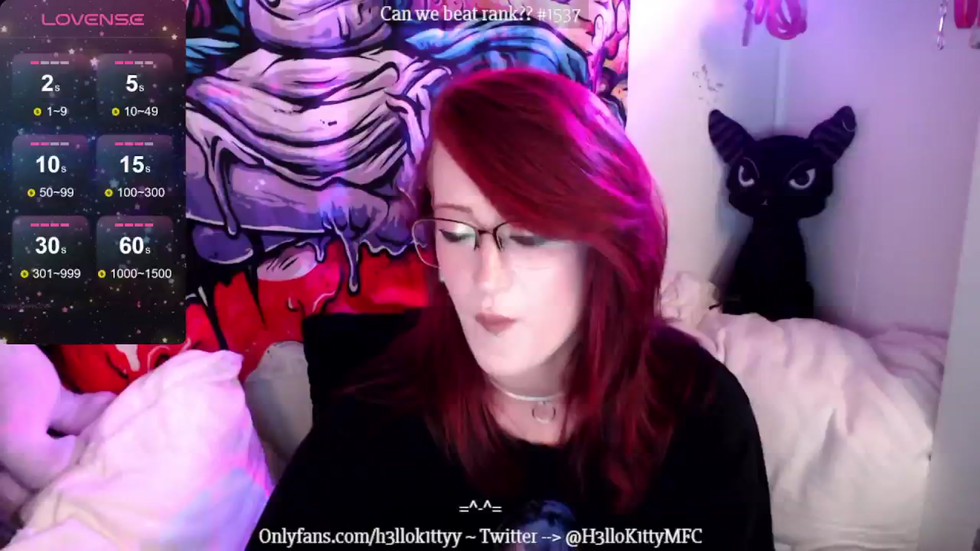 Gallery image thumbnail from H3llok1tty's myfreecams stream on, 06/29/2024, 11:15 image 2 of 20