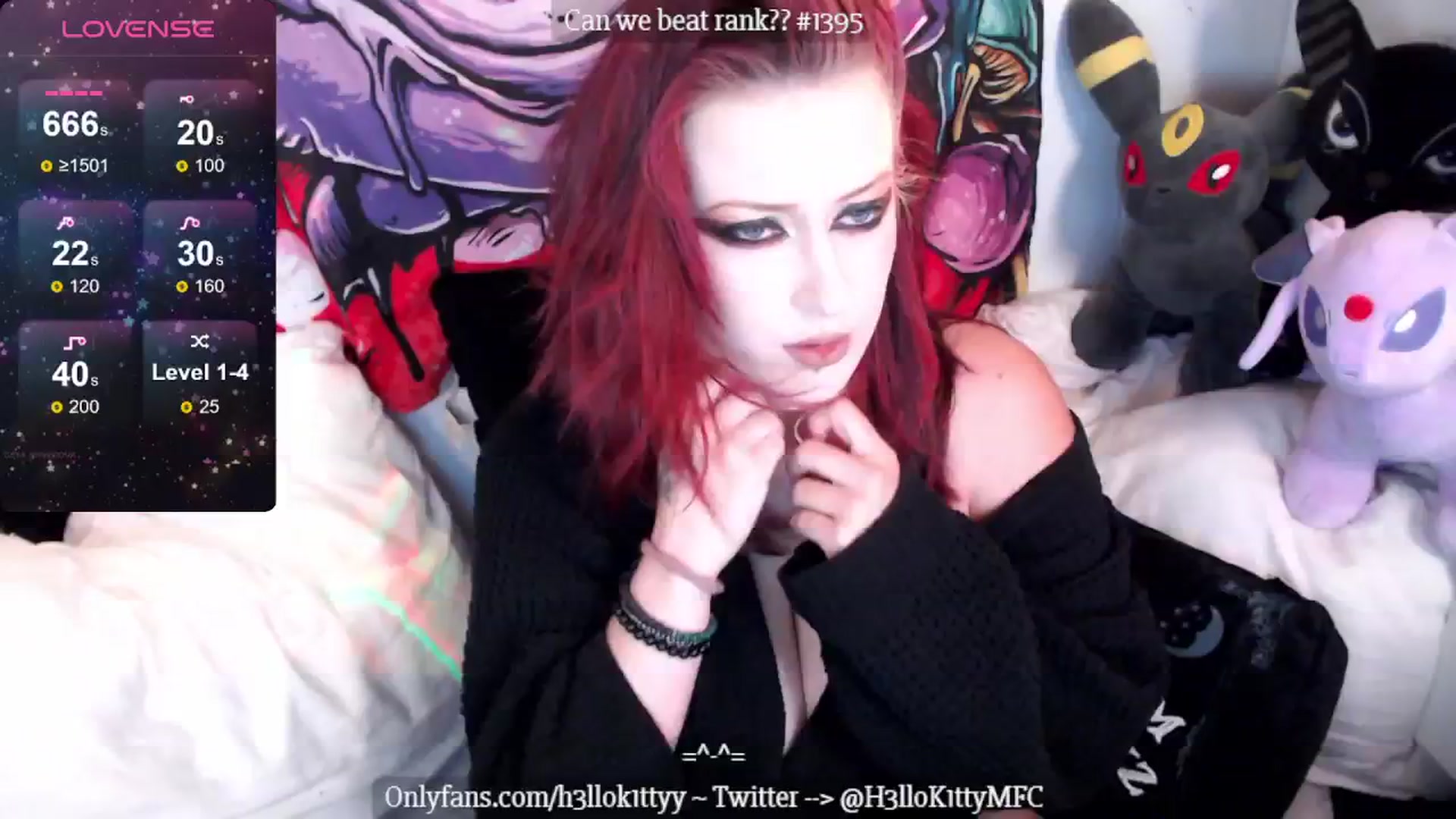 Gallery image thumbnail from H3llok1tty's myfreecams stream on, 06/30/2024, 12:24 image 1 of 20