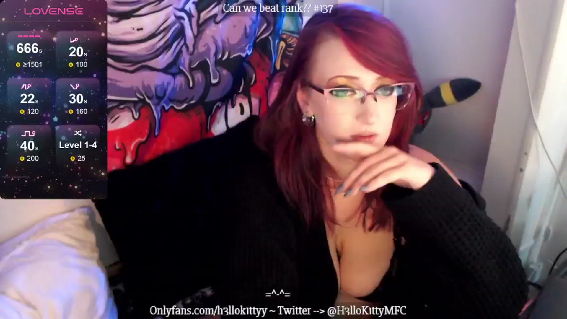 Gallery image thumbnail from H3llok1tty's myfreecams stream on, 07/01/2024, 09:36 image 19 of 20