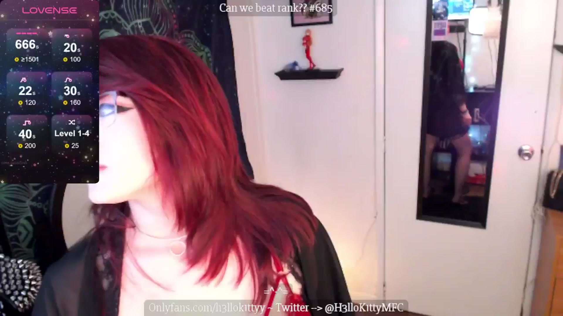 Gallery image thumbnail from H3llok1tty's myfreecams stream on, 07/03/2024, 08:29 image 4 of 20