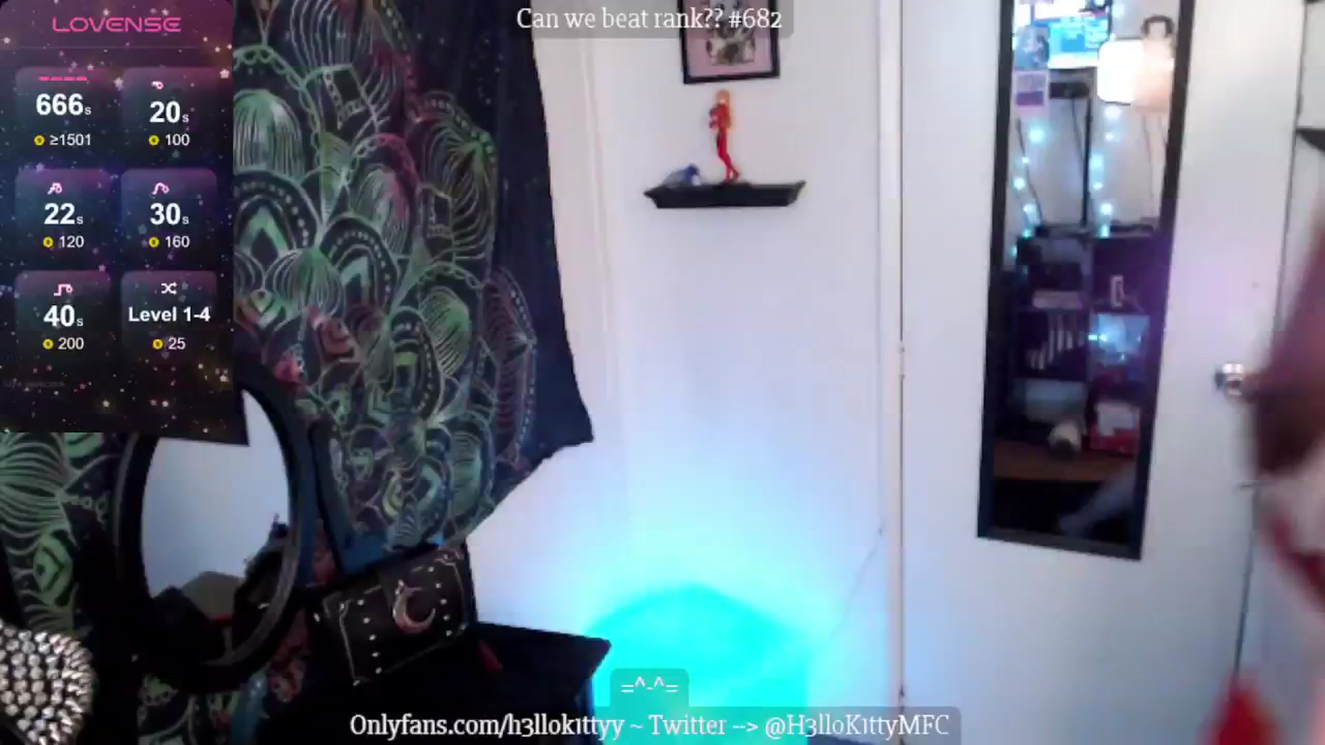 Gallery image thumbnail from H3llok1tty's myfreecams stream on, 07/03/2024, 08:29 image 10 of 20