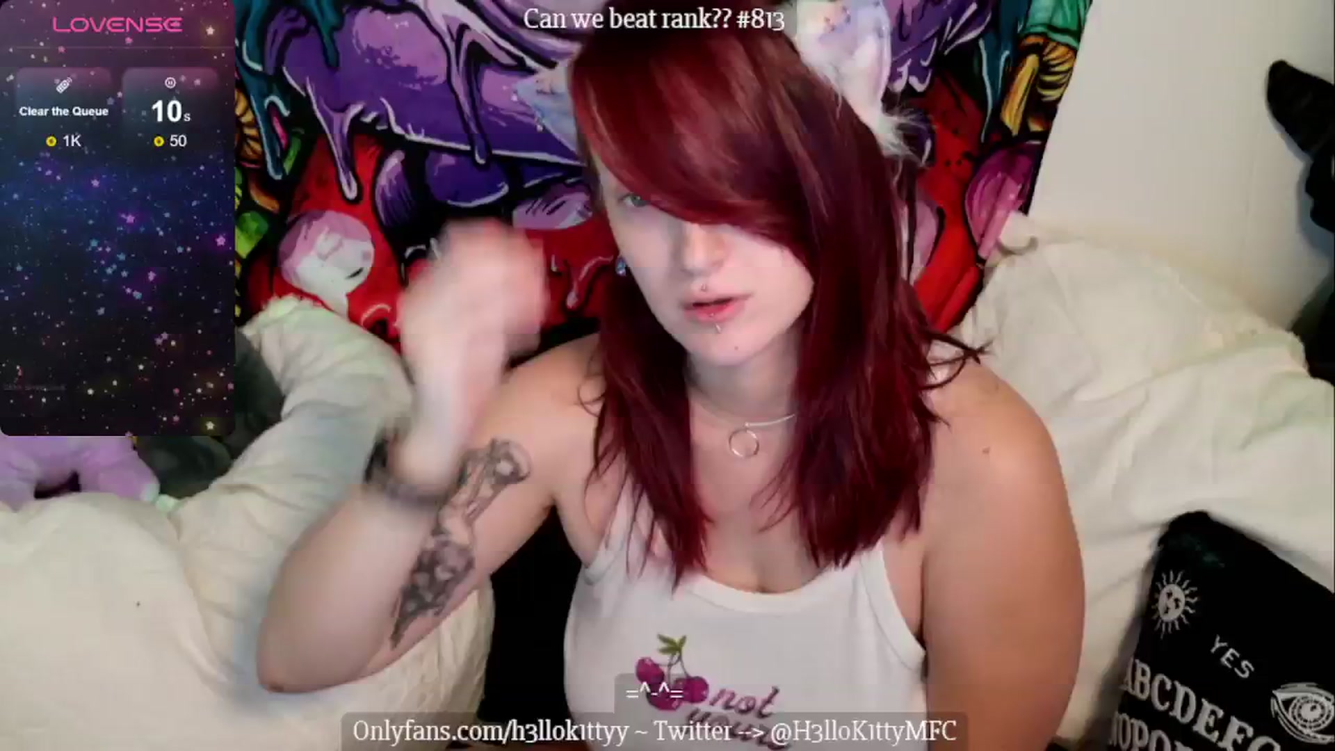 Gallery image thumbnail from H3llok1tty's myfreecams stream on, 07/08/2024, 11:44 image 8 of 20