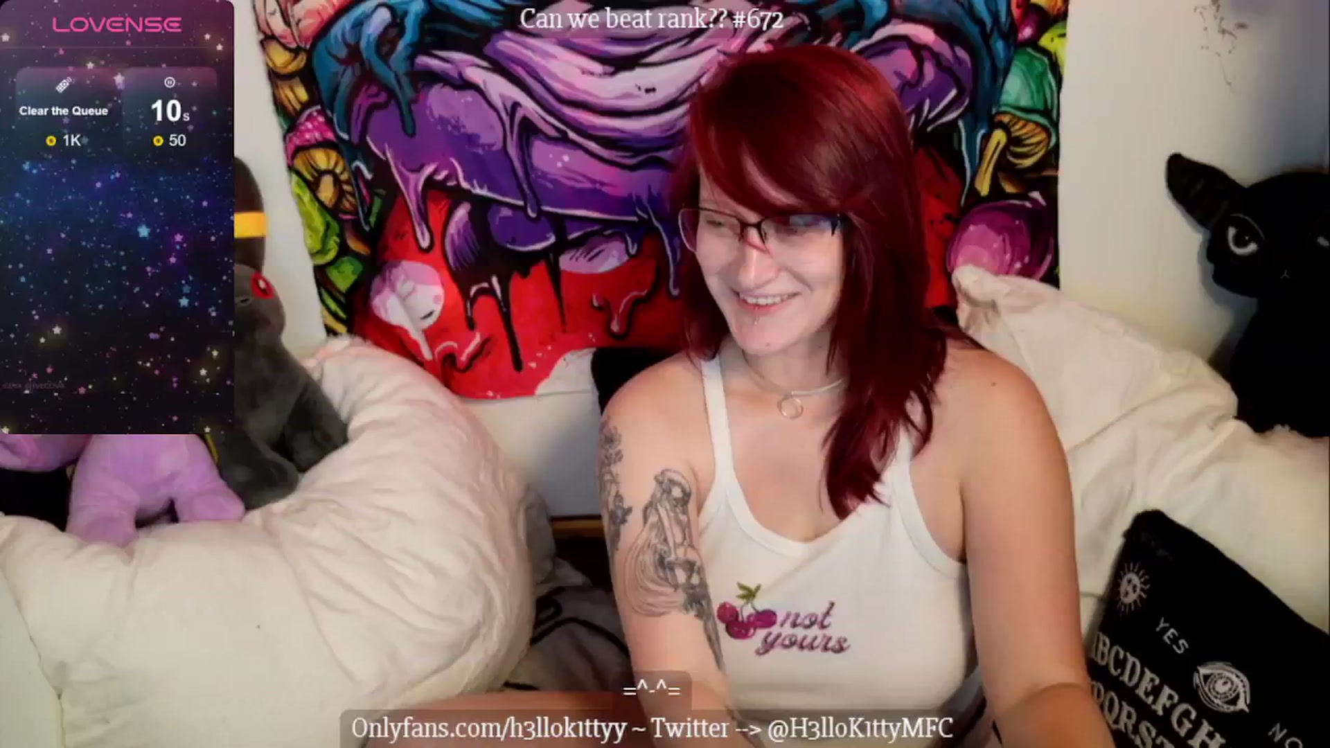 Gallery image thumbnail from H3llok1tty's myfreecams stream on, 07/08/2024, 11:44 image 19 of 20