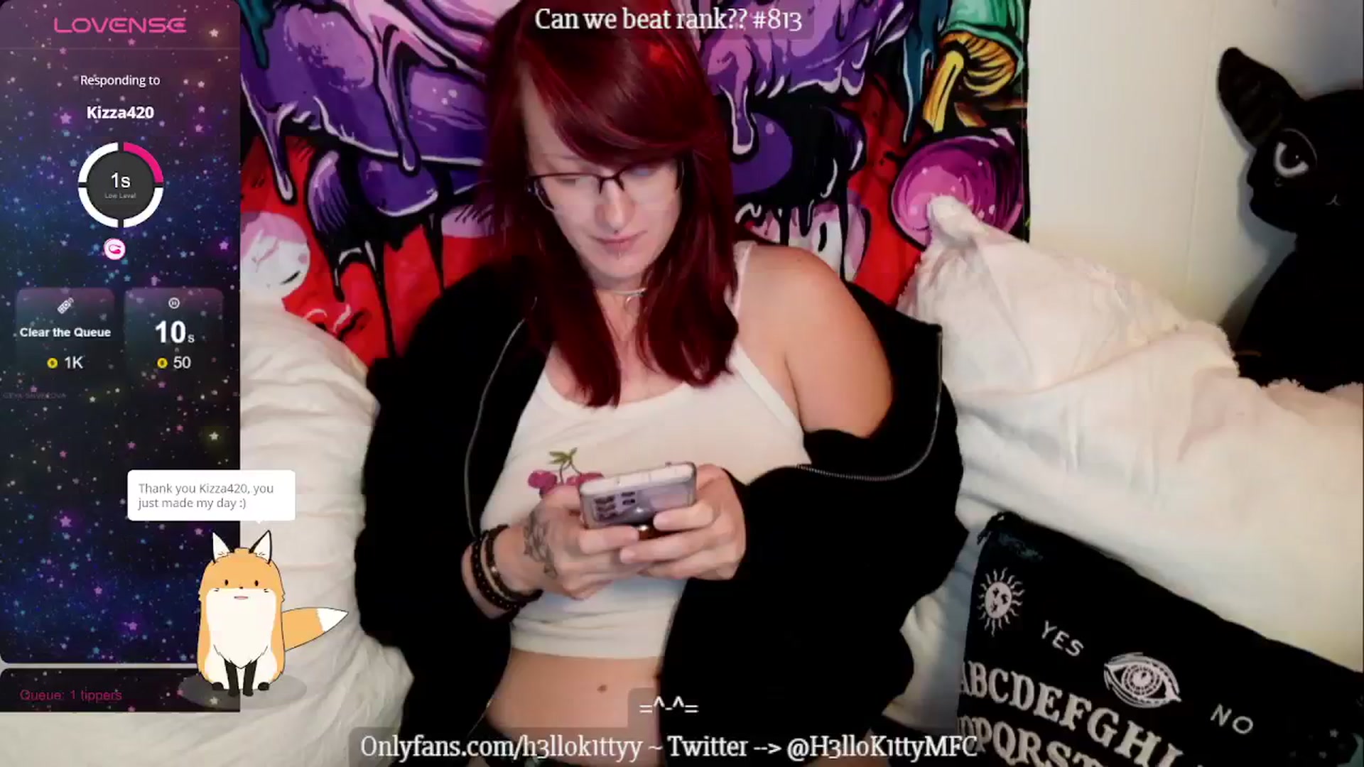 Gallery image thumbnail from H3llok1tty's myfreecams stream on, 07/08/2024, 11:44 image 1 of 20