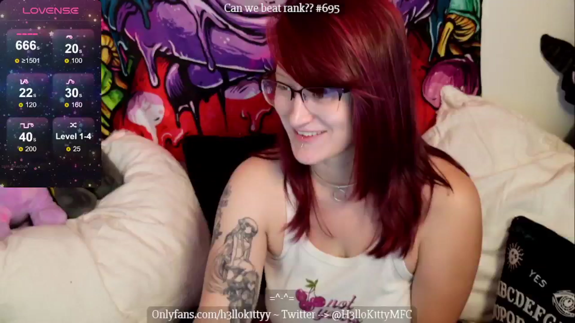 Gallery image thumbnail from H3llok1tty's myfreecams stream on, 07/08/2024, 11:44 image 13 of 20