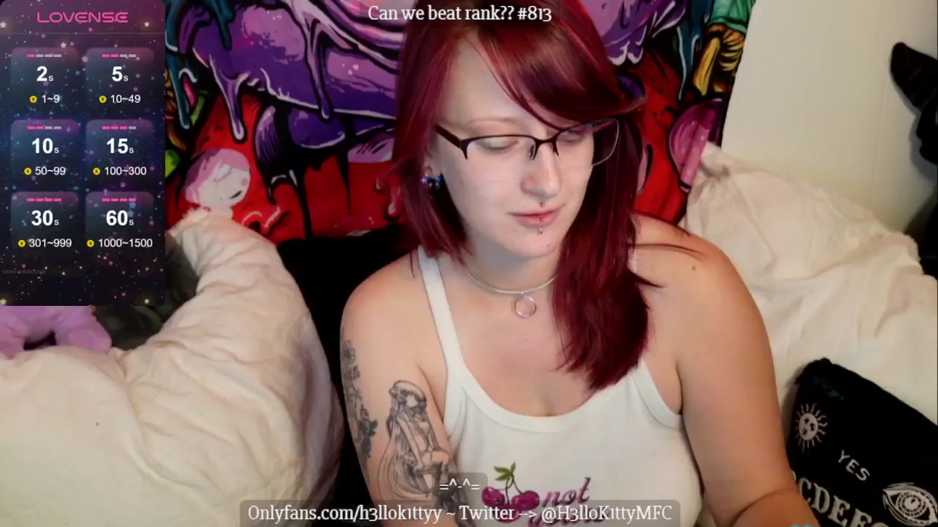 Gallery image thumbnail from H3llok1tty's myfreecams stream on, 07/08/2024, 11:44 image 7 of 20