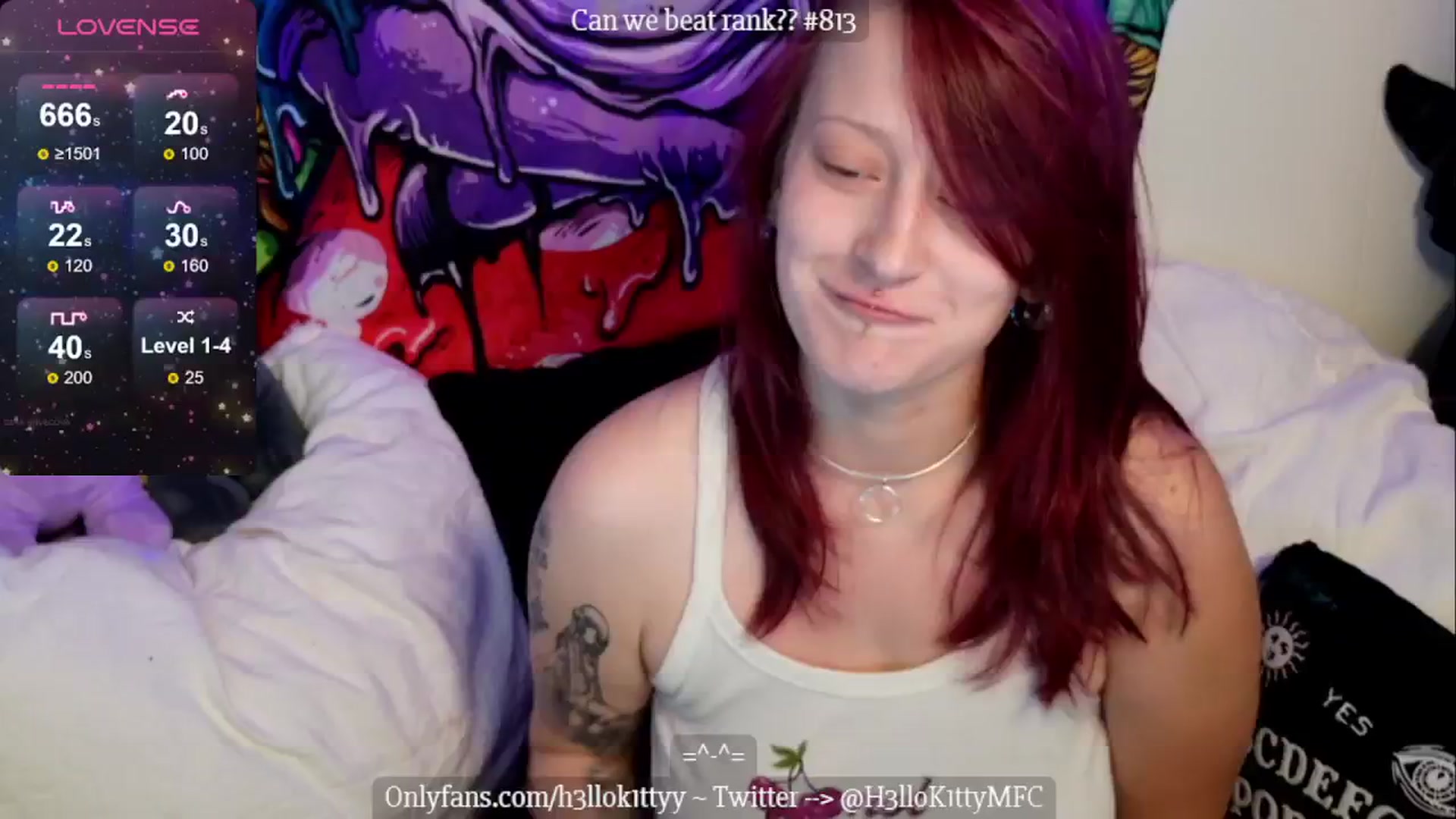 Gallery image thumbnail from H3llok1tty's myfreecams stream on, 07/08/2024, 11:44 image 6 of 20