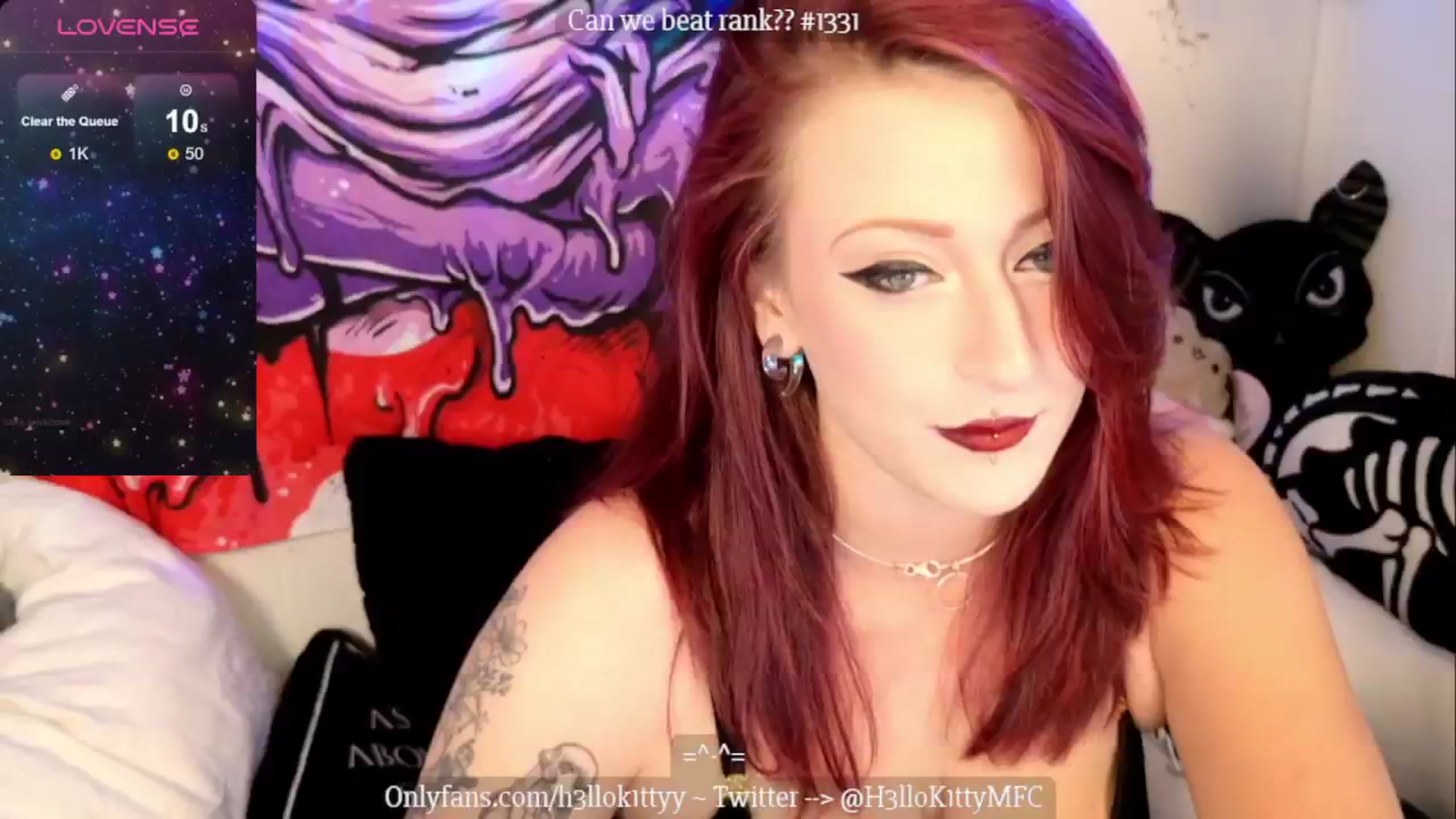 Gallery image thumbnail from H3llok1tty's myfreecams stream on, 07/14/2024, 10:47 image 4 of 20