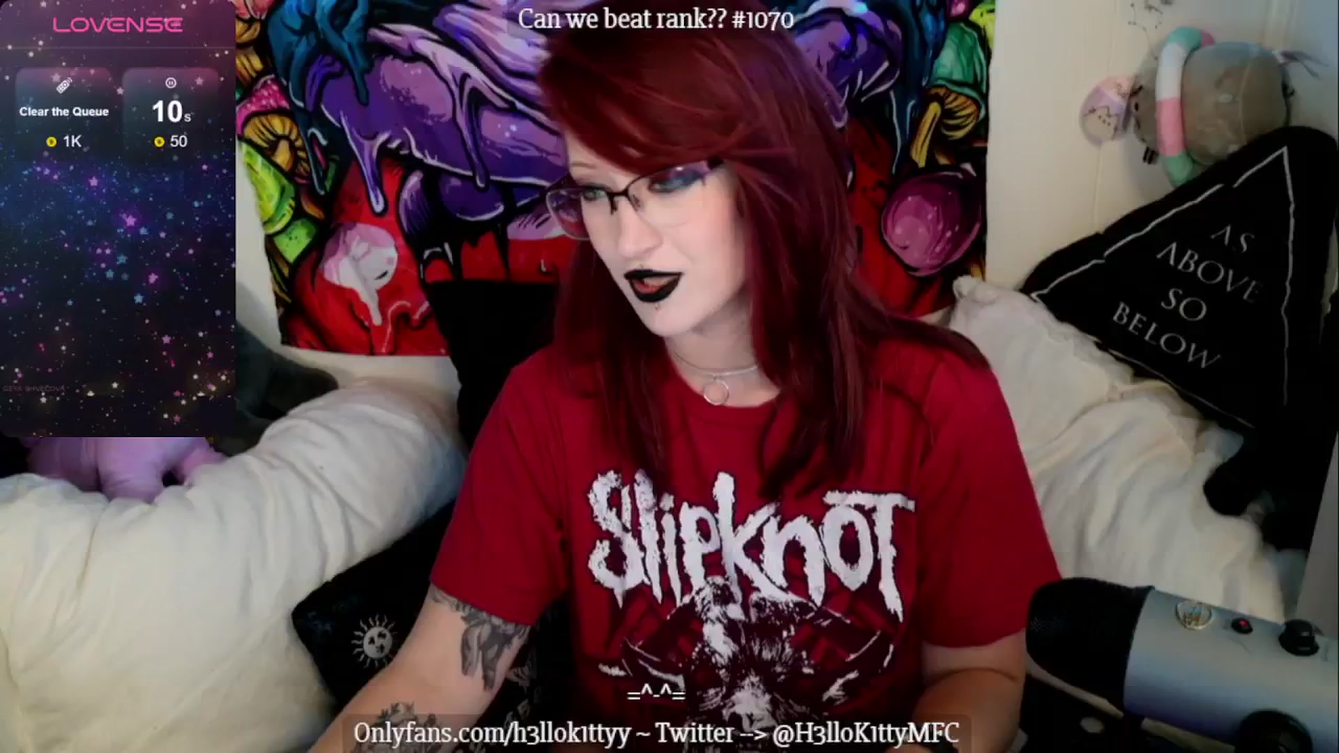 Gallery image thumbnail from H3llok1tty's myfreecams stream on, 07/16/2024, 11:15 image 19 of 20