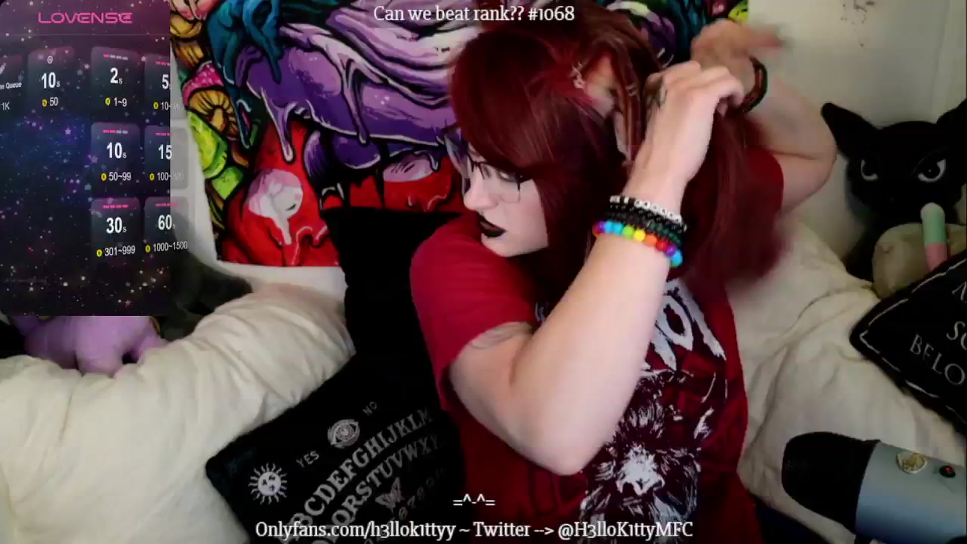 Gallery image thumbnail from H3llok1tty's myfreecams stream on, 07/16/2024, 11:15 image 16 of 20