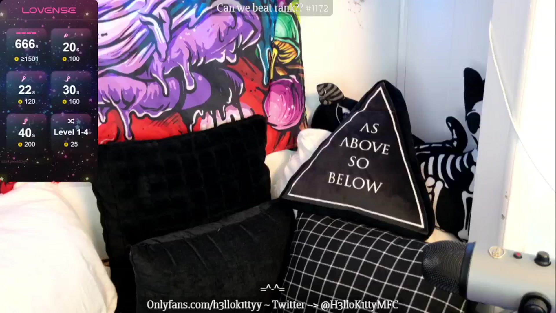 Gallery image thumbnail from H3llok1tty's myfreecams stream on, 07/16/2024, 11:15 image 1 of 20