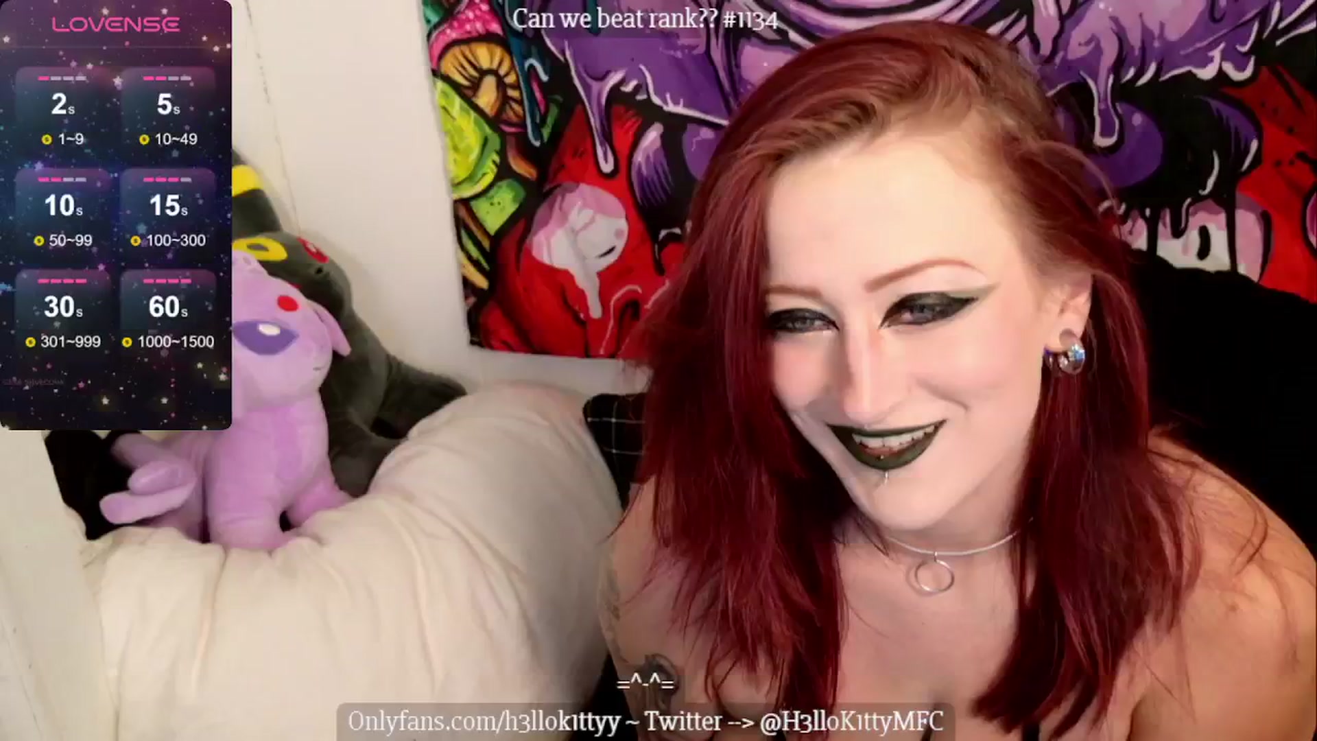 Gallery image thumbnail from H3llok1tty's myfreecams stream on, 07/18/2024, 12:02 image 1 of 20