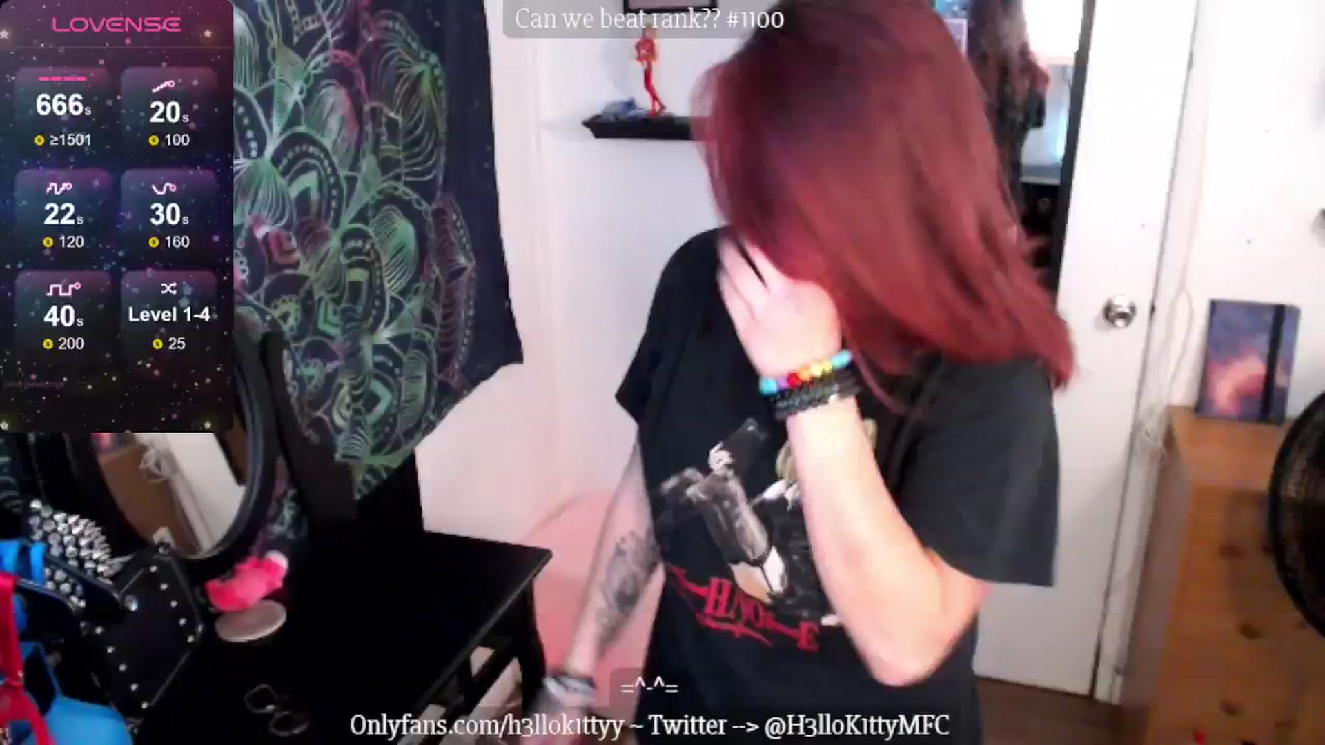 Gallery image thumbnail from H3llok1tty's myfreecams stream on, 07/19/2024, 11:30 image 4 of 20