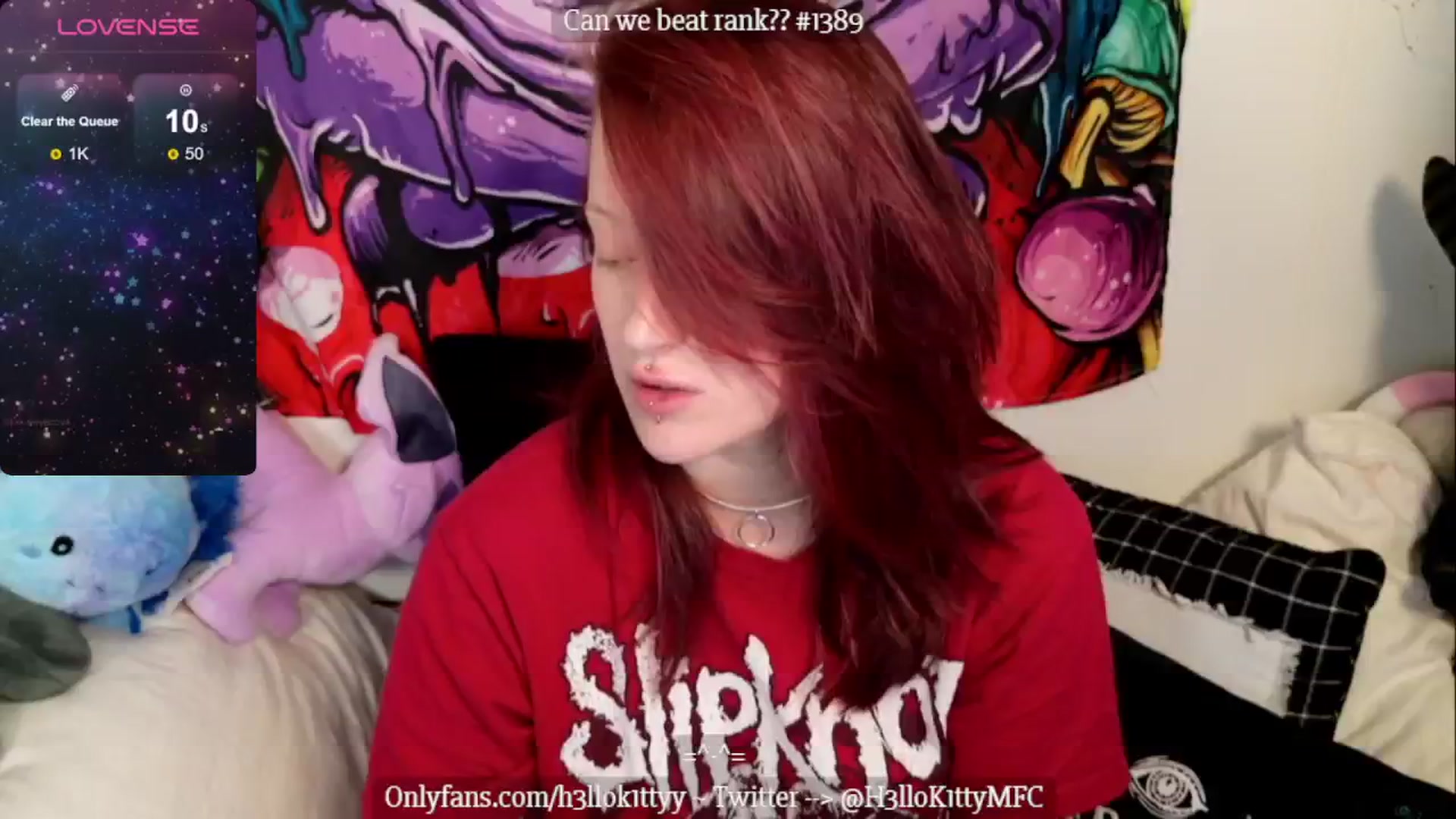 Gallery image thumbnail from H3llok1tty's myfreecams stream on, 07/24/2024, 11:49 image 11 of 20