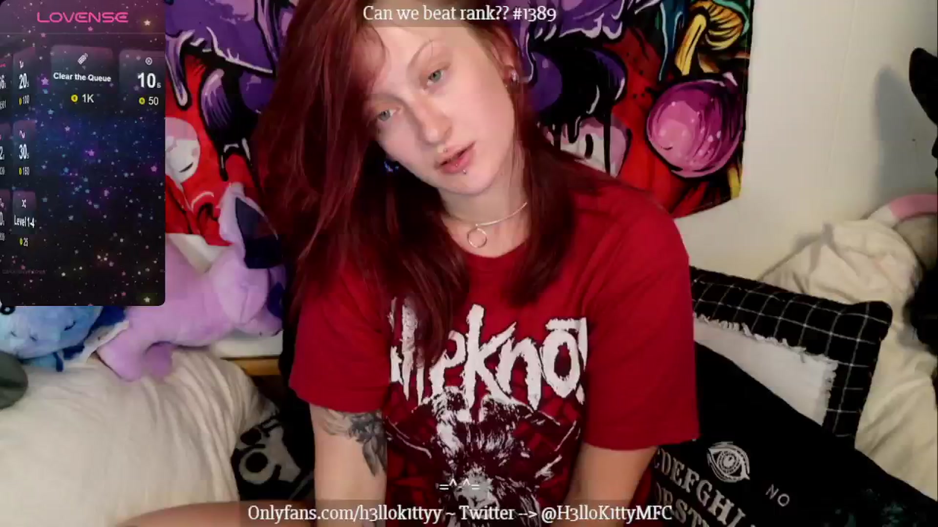 Gallery image thumbnail from H3llok1tty's myfreecams stream on, 07/24/2024, 11:49 image 13 of 20