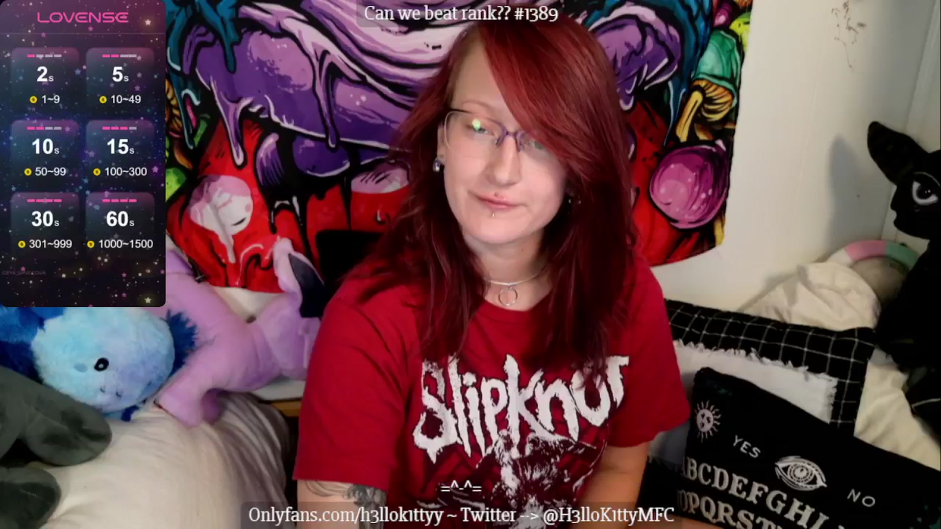 Gallery image thumbnail from H3llok1tty's myfreecams stream on, 07/24/2024, 11:49 image 19 of 20
