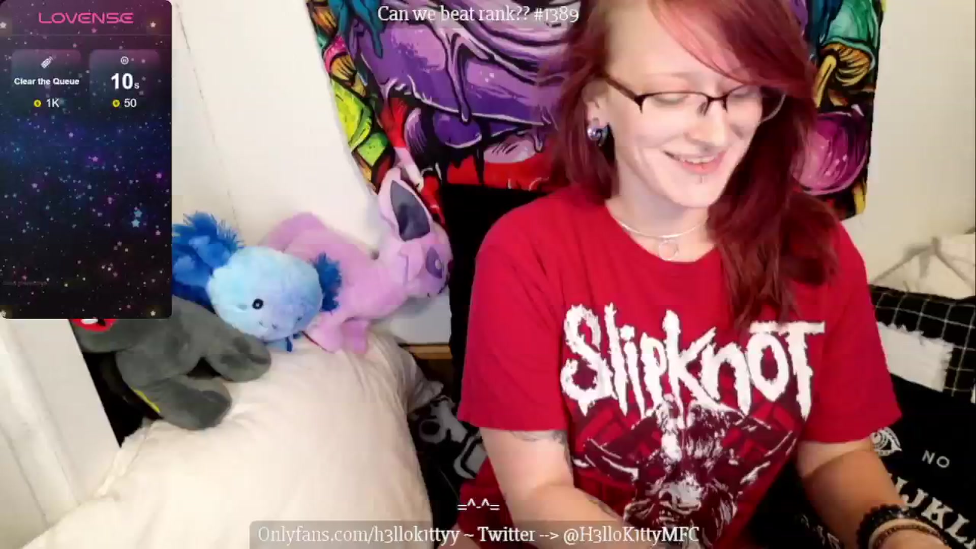 Gallery image thumbnail from H3llok1tty's myfreecams stream on, 07/24/2024, 11:49 image 1 of 20