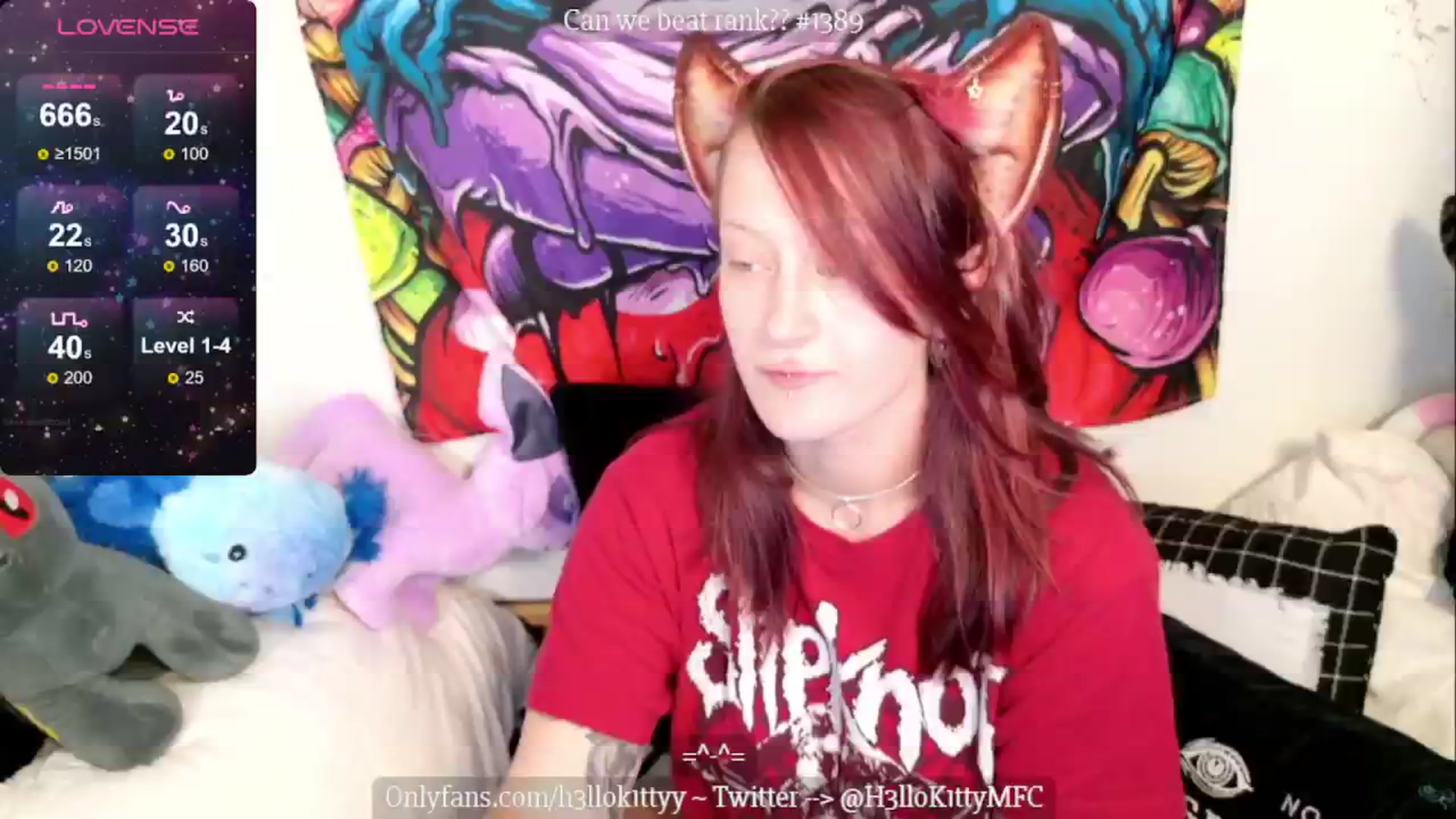 Gallery image thumbnail from H3llok1tty's myfreecams stream on, 07/24/2024, 11:49 image 5 of 20
