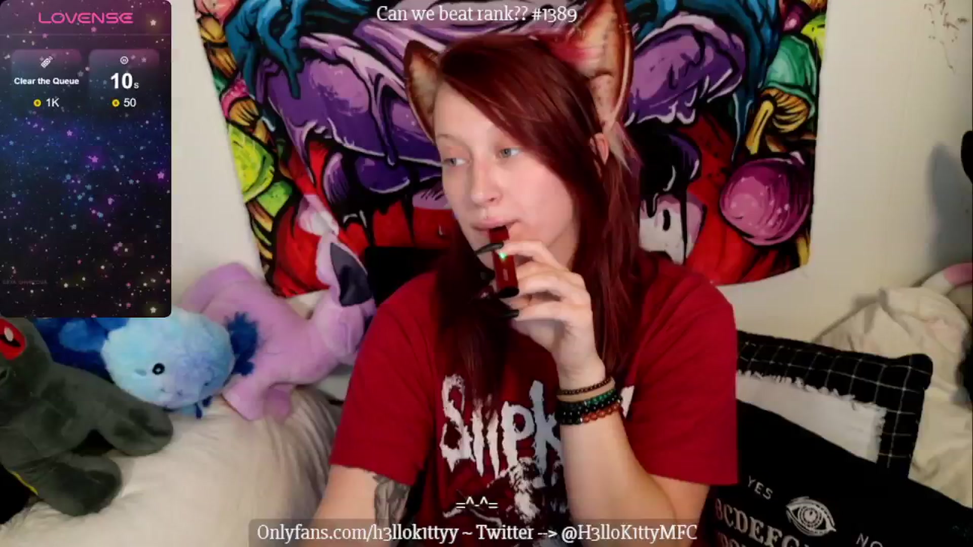 Gallery image thumbnail from H3llok1tty's myfreecams stream on, 07/24/2024, 11:49 image 6 of 20