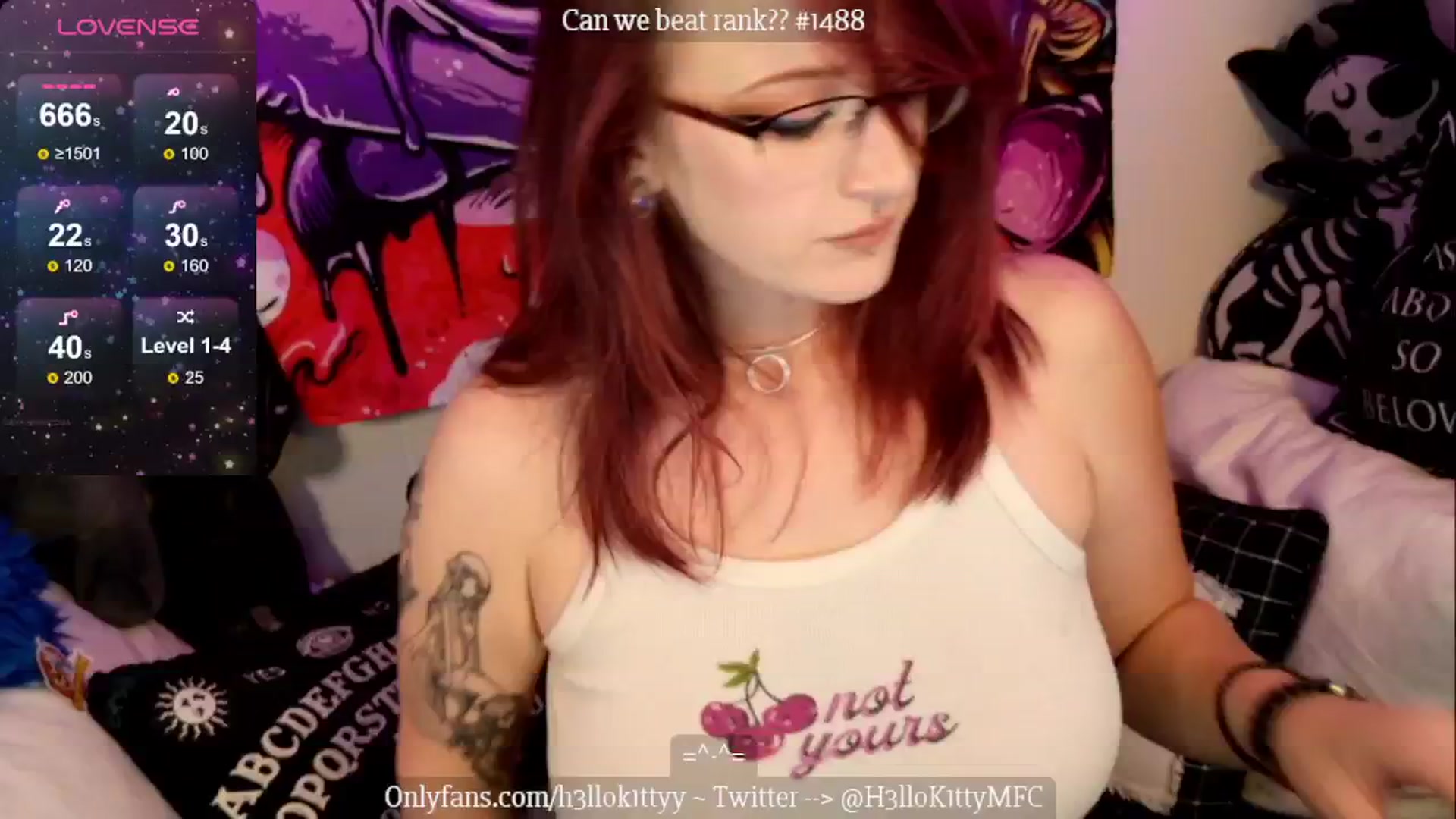 Gallery image thumbnail from H3llok1tty's myfreecams stream on, 07/30/2024, 10:11 image 4 of 20
