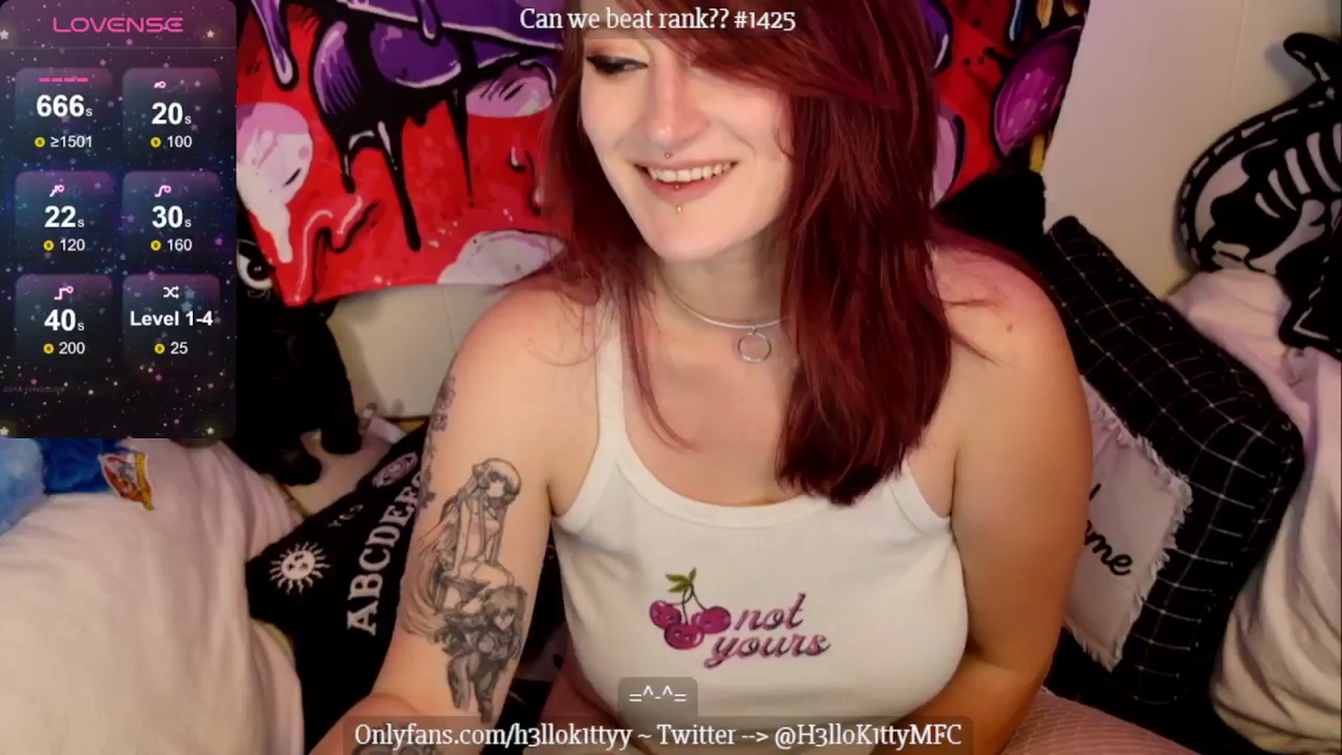 Gallery image thumbnail from H3llok1tty's myfreecams stream on, 07/30/2024, 10:11 image 15 of 20