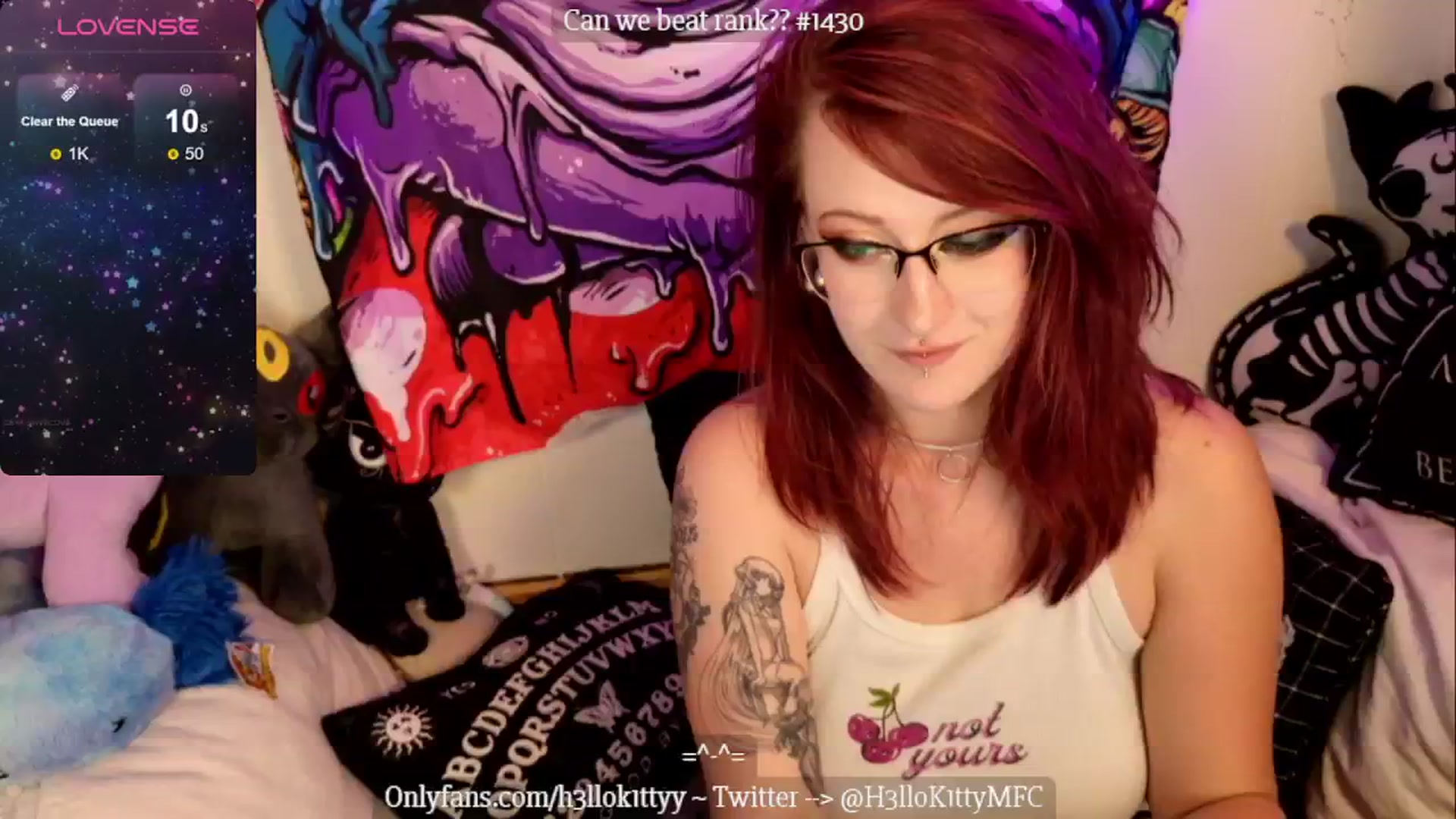 Gallery image thumbnail from H3llok1tty's myfreecams stream on, 07/30/2024, 10:11 image 13 of 20