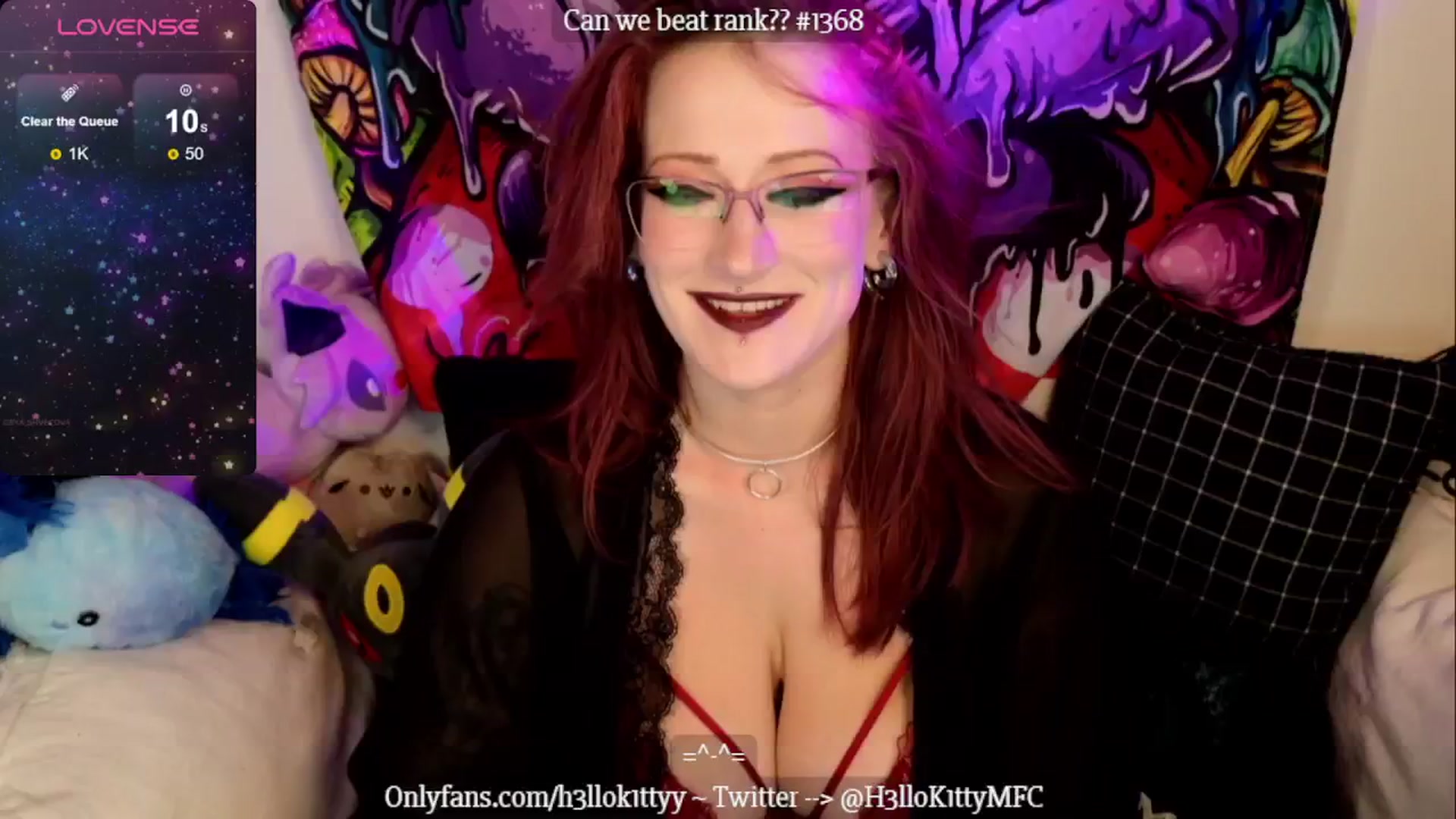 Gallery image thumbnail from H3llok1tty's myfreecams stream on, 07/31/2024, 10:29 image 5 of 20