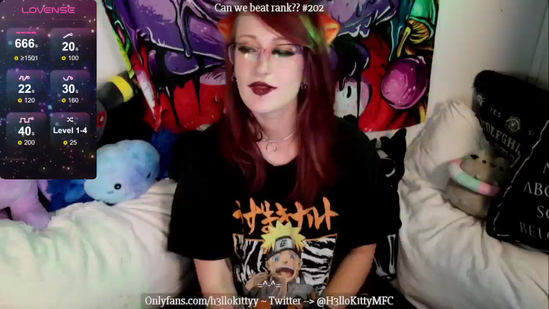 Gallery image thumbnail from H3llok1tty's myfreecams stream on, 08/05/2024, 11:32 image 19 of 20