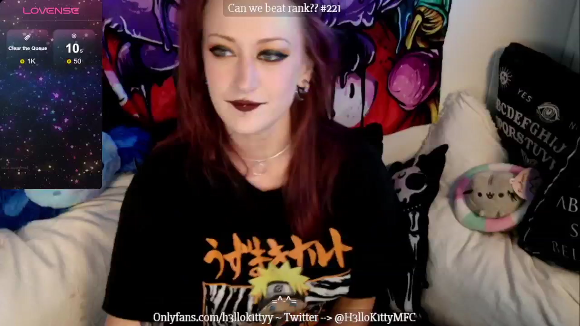 Gallery image thumbnail from H3llok1tty's myfreecams stream on, 08/05/2024, 11:32 image 2 of 20