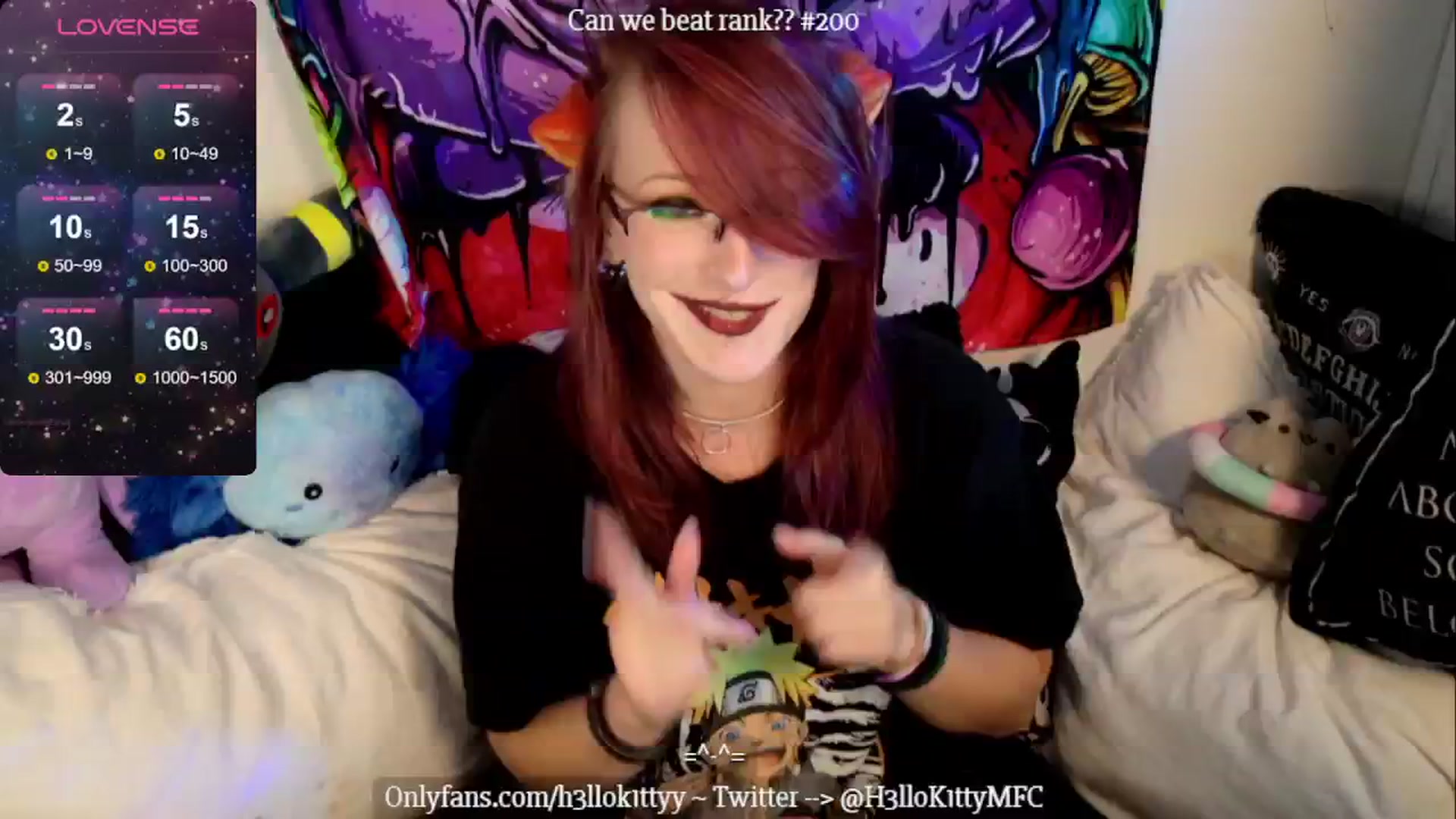 Gallery image thumbnail from H3llok1tty's myfreecams stream on, 08/05/2024, 11:32 image 18 of 20