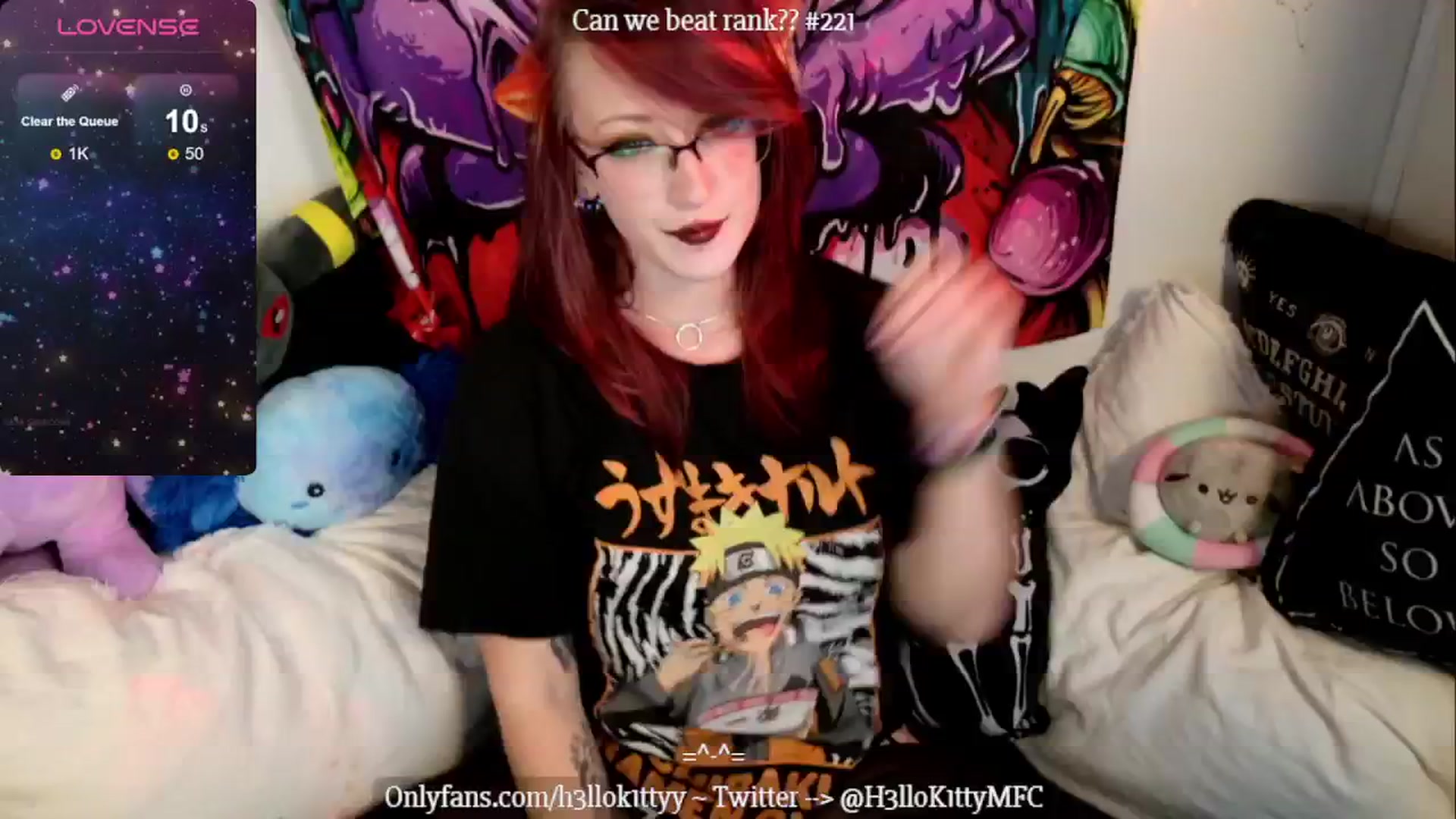 Gallery image thumbnail from H3llok1tty's myfreecams stream on, 08/05/2024, 11:32 image 13 of 20