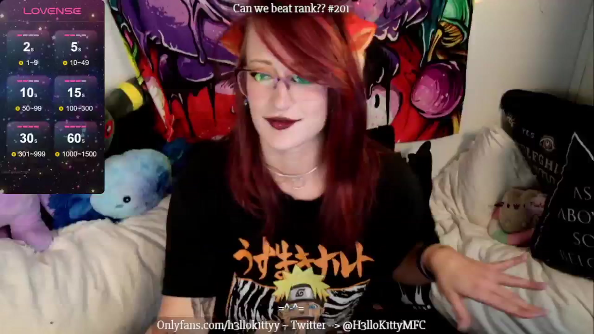 Gallery image thumbnail from H3llok1tty's myfreecams stream on, 08/05/2024, 11:32 image 20 of 20