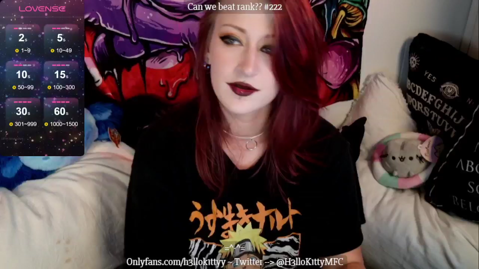 Gallery image thumbnail from H3llok1tty's myfreecams stream on, 08/05/2024, 11:32 image 5 of 20