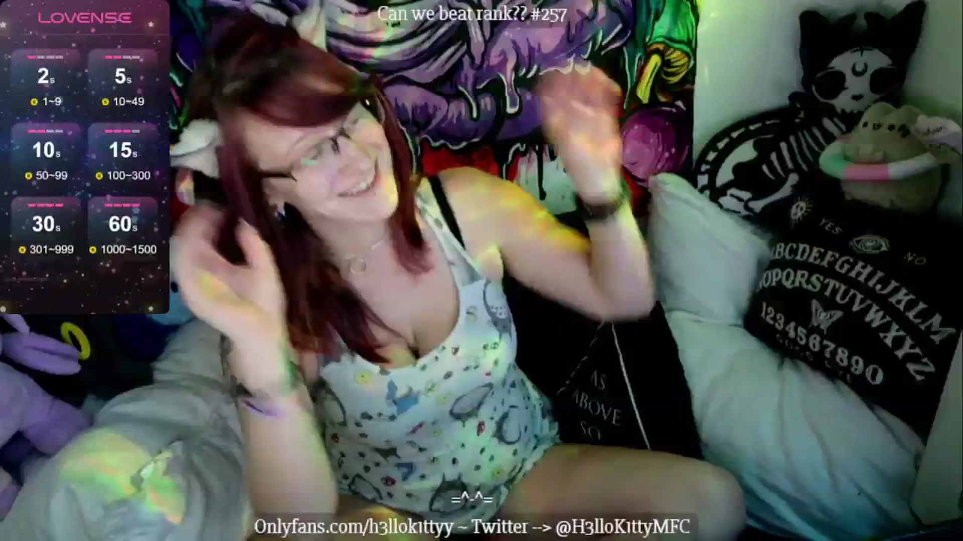 Gallery image thumbnail from H3llok1tty's myfreecams stream on, 08/06/2024, 11:40 image 20 of 20