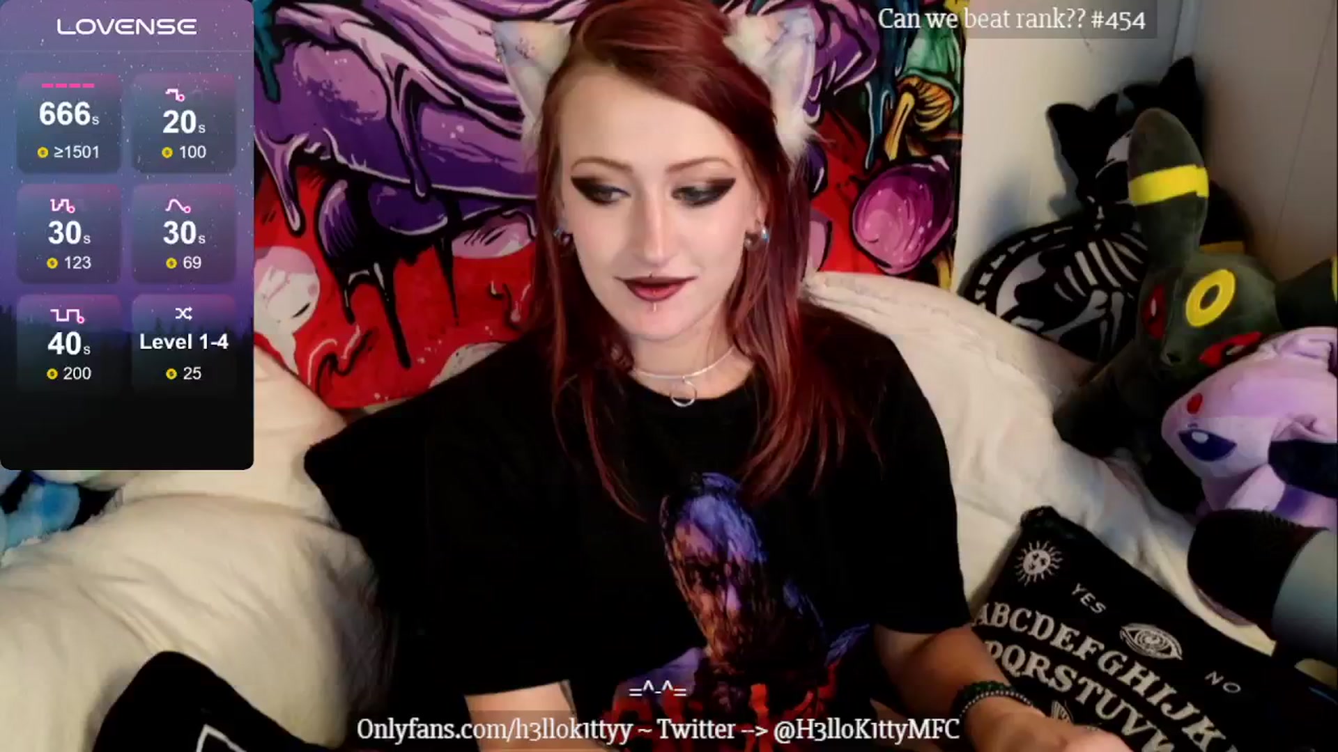 Gallery image thumbnail from H3llok1tty's myfreecams stream on, 08/09/2024, 11:02 image 8 of 20