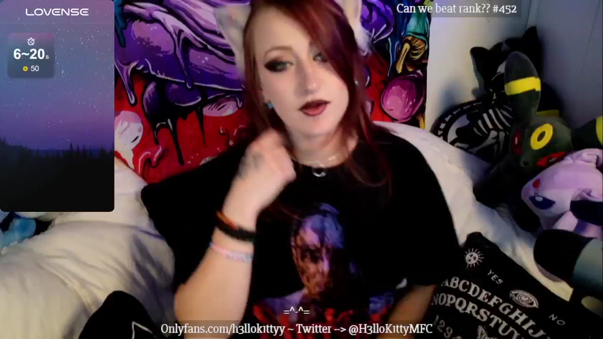 Gallery image thumbnail from H3llok1tty's myfreecams stream on, 08/09/2024, 11:02 image 9 of 20