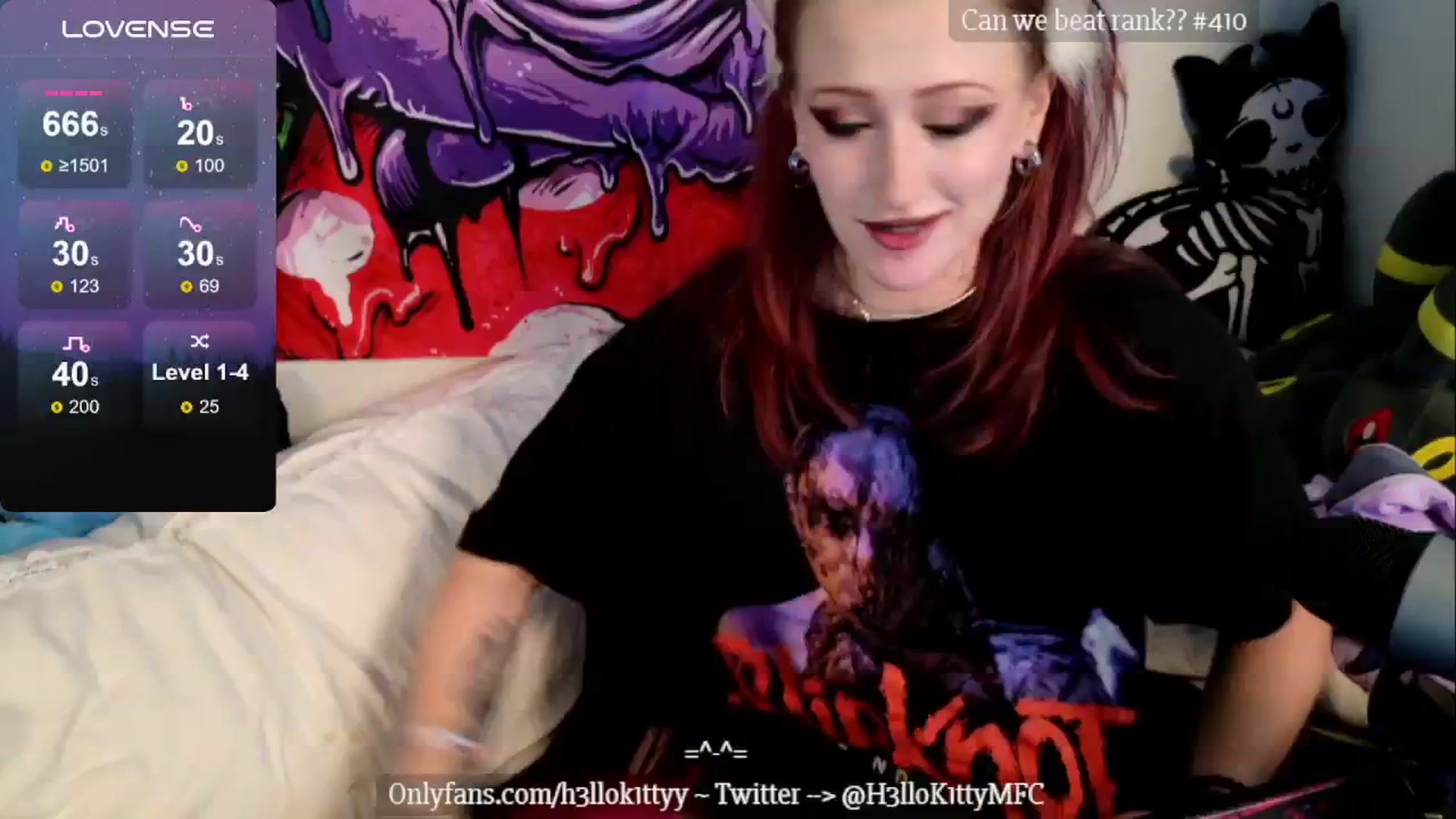 Gallery image thumbnail from H3llok1tty's myfreecams stream on, 08/09/2024, 11:02 image 17 of 20