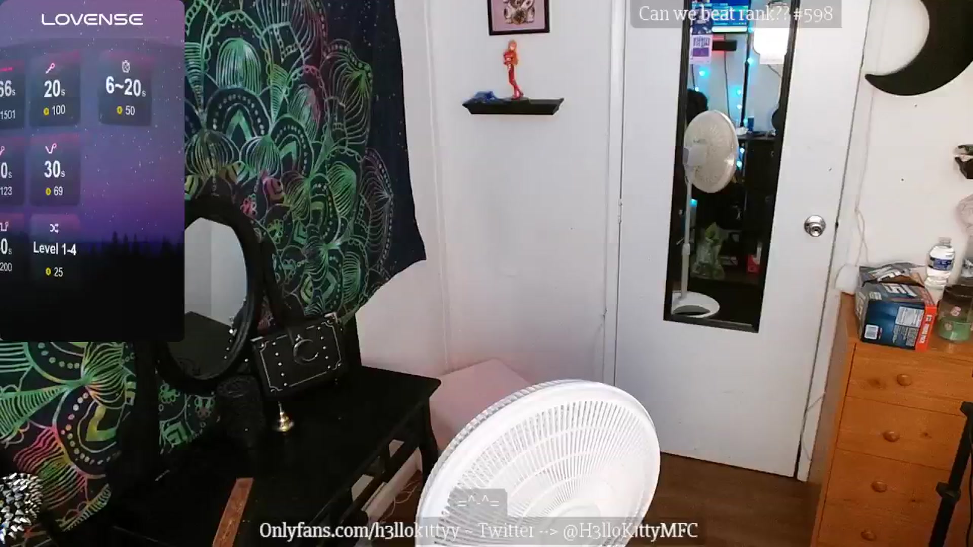 Gallery image thumbnail from H3llok1tty's myfreecams stream on, 08/12/2024, 08:32 image 17 of 20