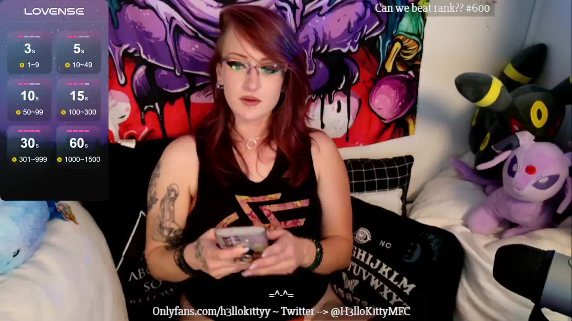 Gallery image thumbnail from H3llok1tty's myfreecams stream on, 08/12/2024, 08:32 image 14 of 20