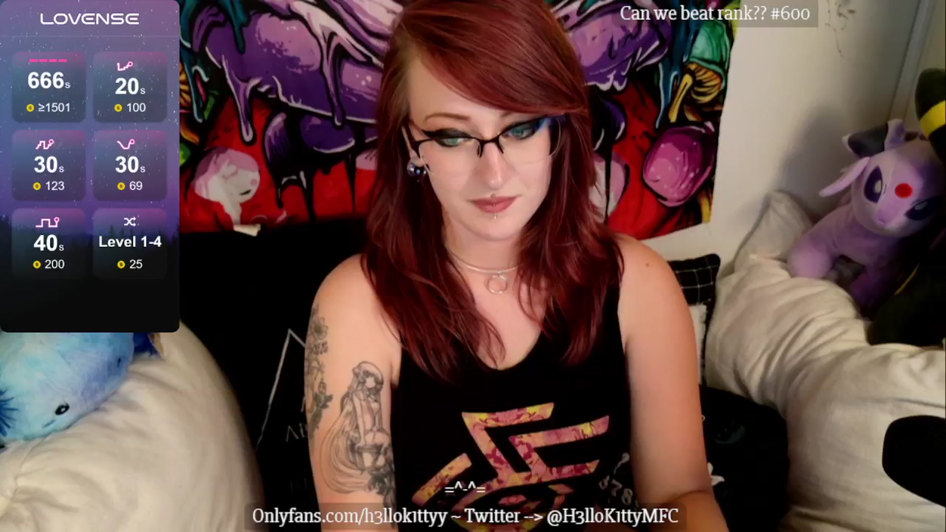 Gallery image thumbnail from H3llok1tty's myfreecams stream on, 08/12/2024, 08:32 image 6 of 20