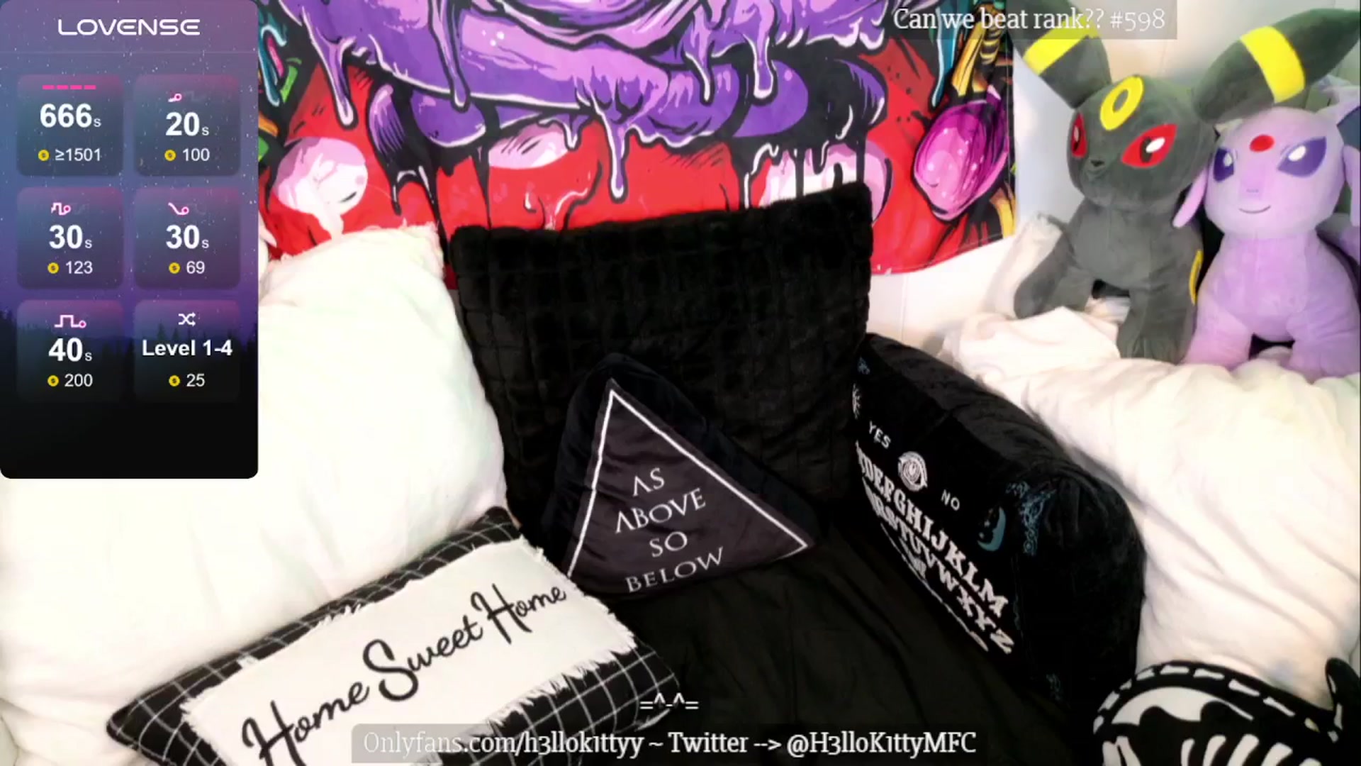 Gallery image thumbnail from H3llok1tty's myfreecams stream on, 08/13/2024, 09:24 image 20 of 20