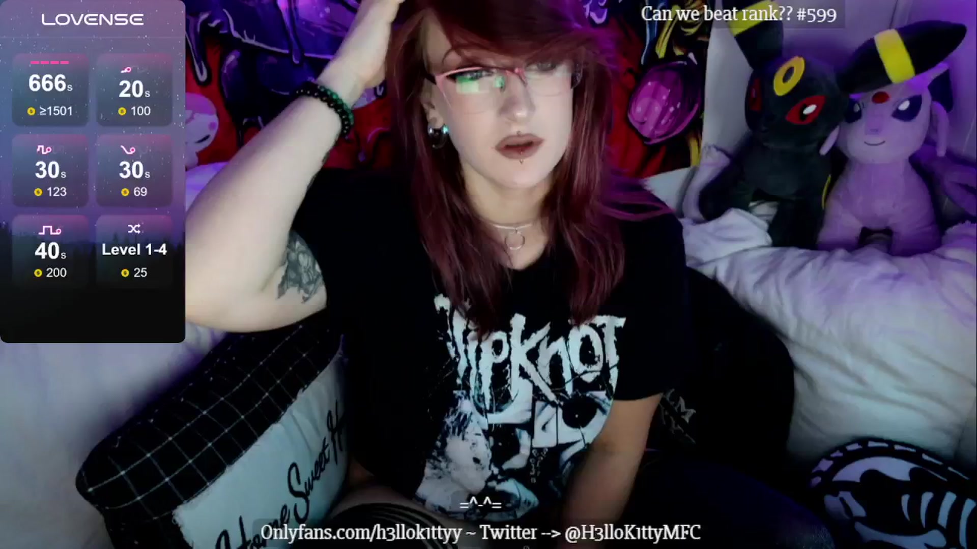 Gallery image thumbnail from H3llok1tty's myfreecams stream on, 08/13/2024, 10:27 image 3 of 20